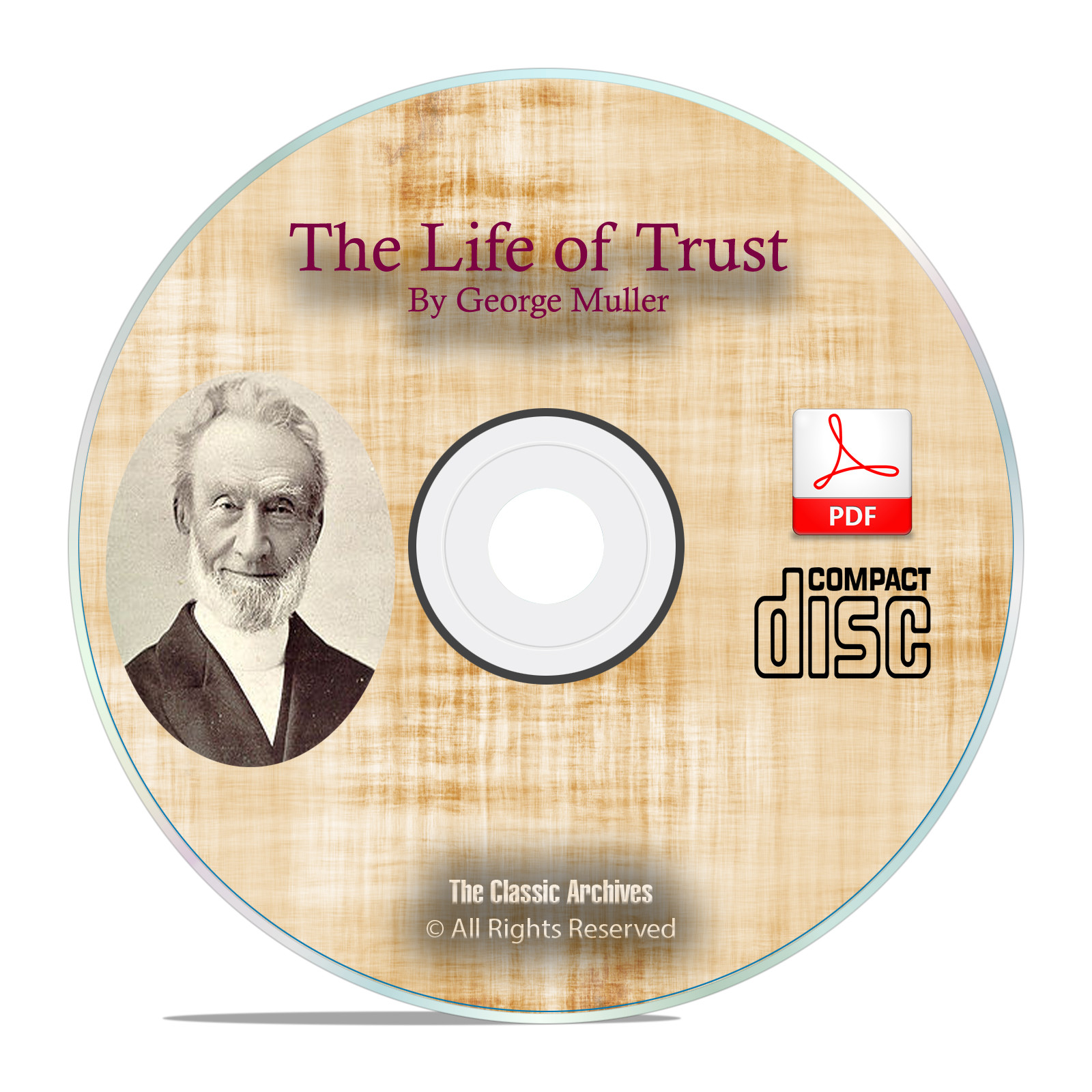 The Life of Trust, George Muller Christian Prayer Faith Theology God CD