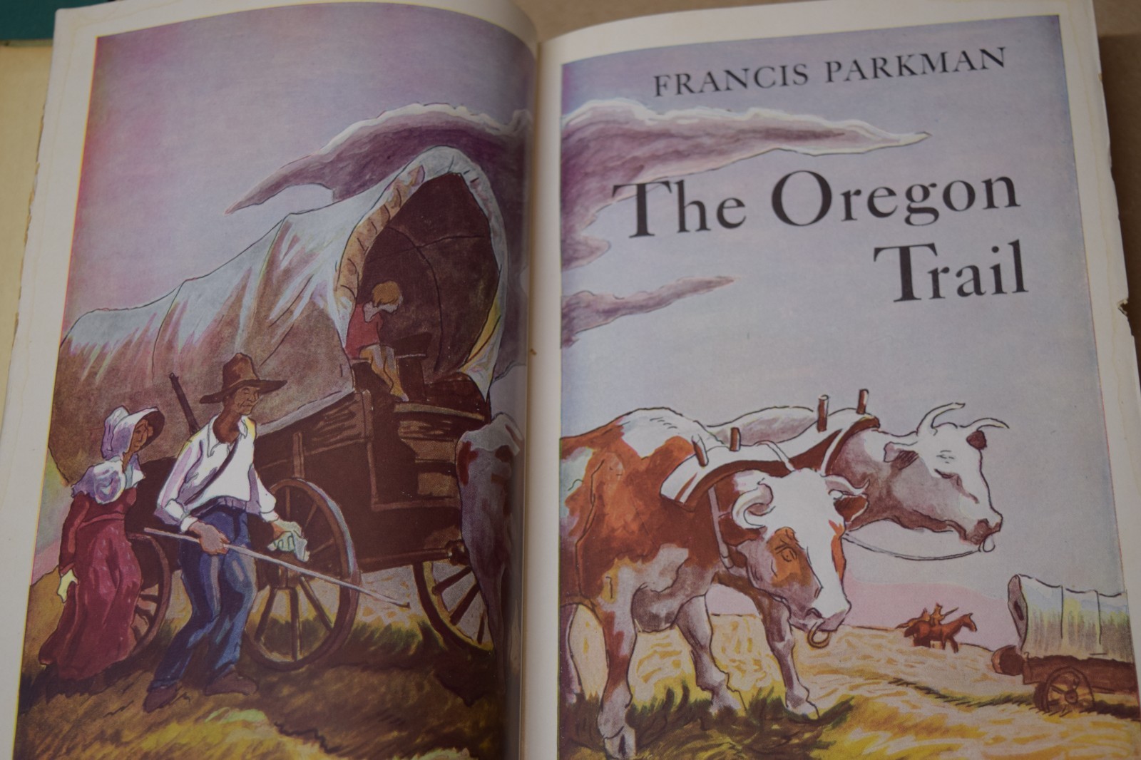 1945 THE OREGON TRAIL Francis Parkman ILLUSTRATED Thomas Hart Benton