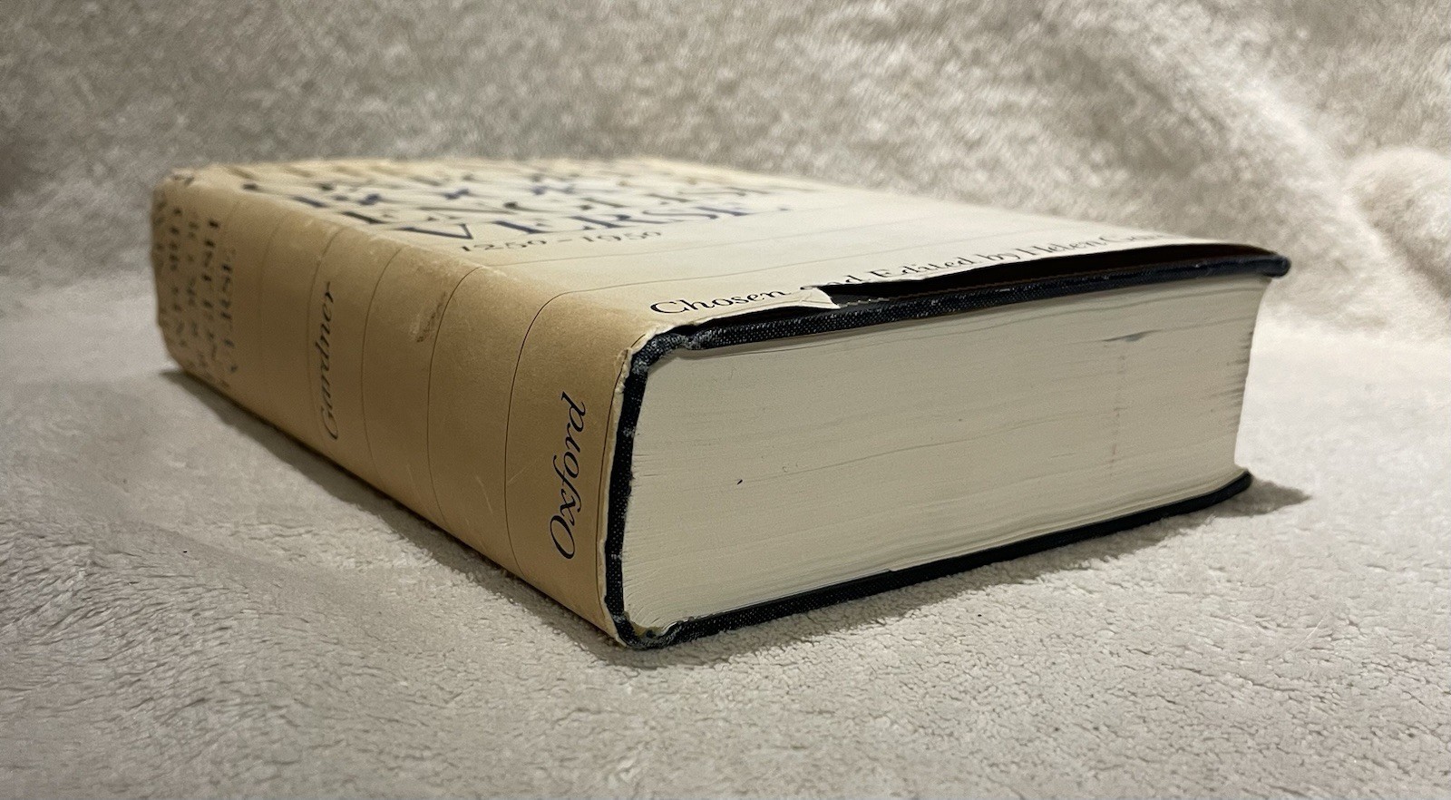 The New Oxford Book Of English Verse 1250 -1950 Helen Gardner Oxford Press 1972
