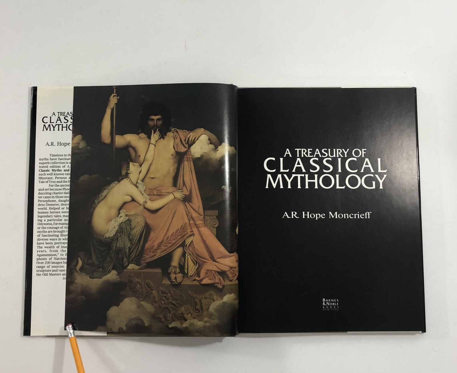 Barnes And Noble: Classical Mythology By AR Moncrieff, 1992
