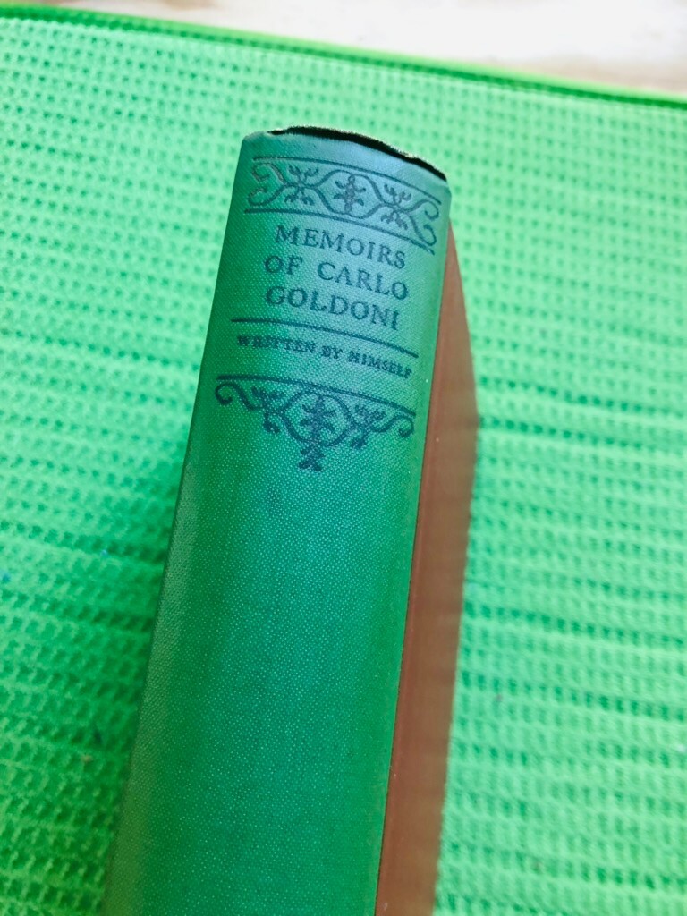 MEMOIRS OF CARLO GOLDONI by himself Black Drake Knopf Cloth 1st 484p 1926