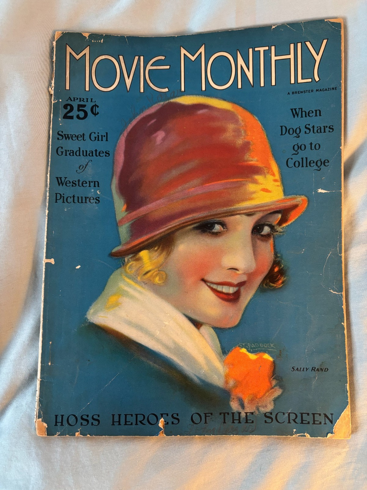 Movie Monthly movie fan magazine 1926 G+ Lon Chaney in The Blackbird 5 pages