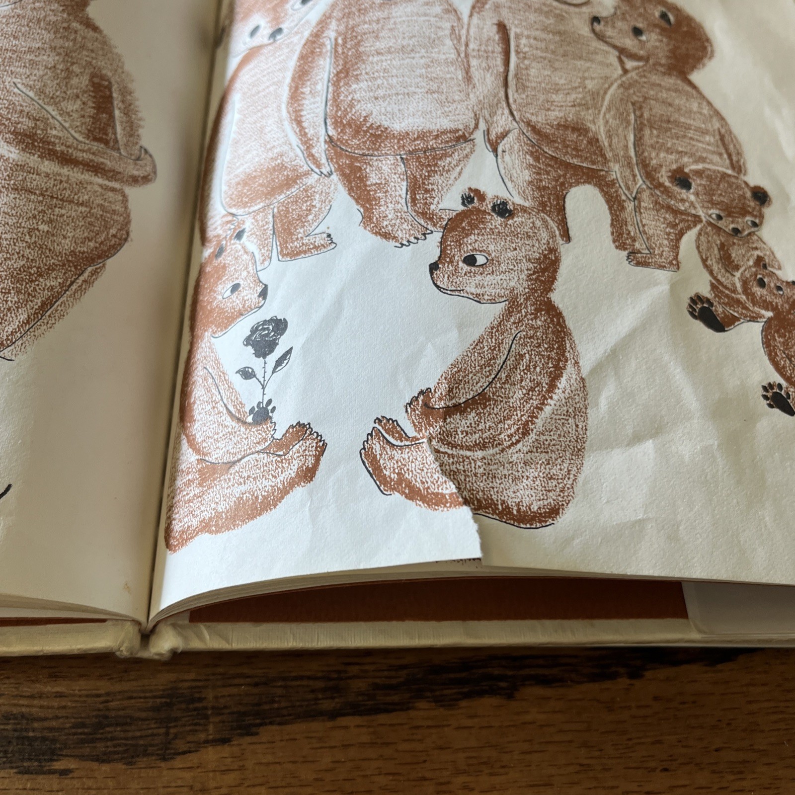 Bears / Ruth Krauss and Phyllis Rowand / 1948 / Harper & Row Pub / hardback w DJ