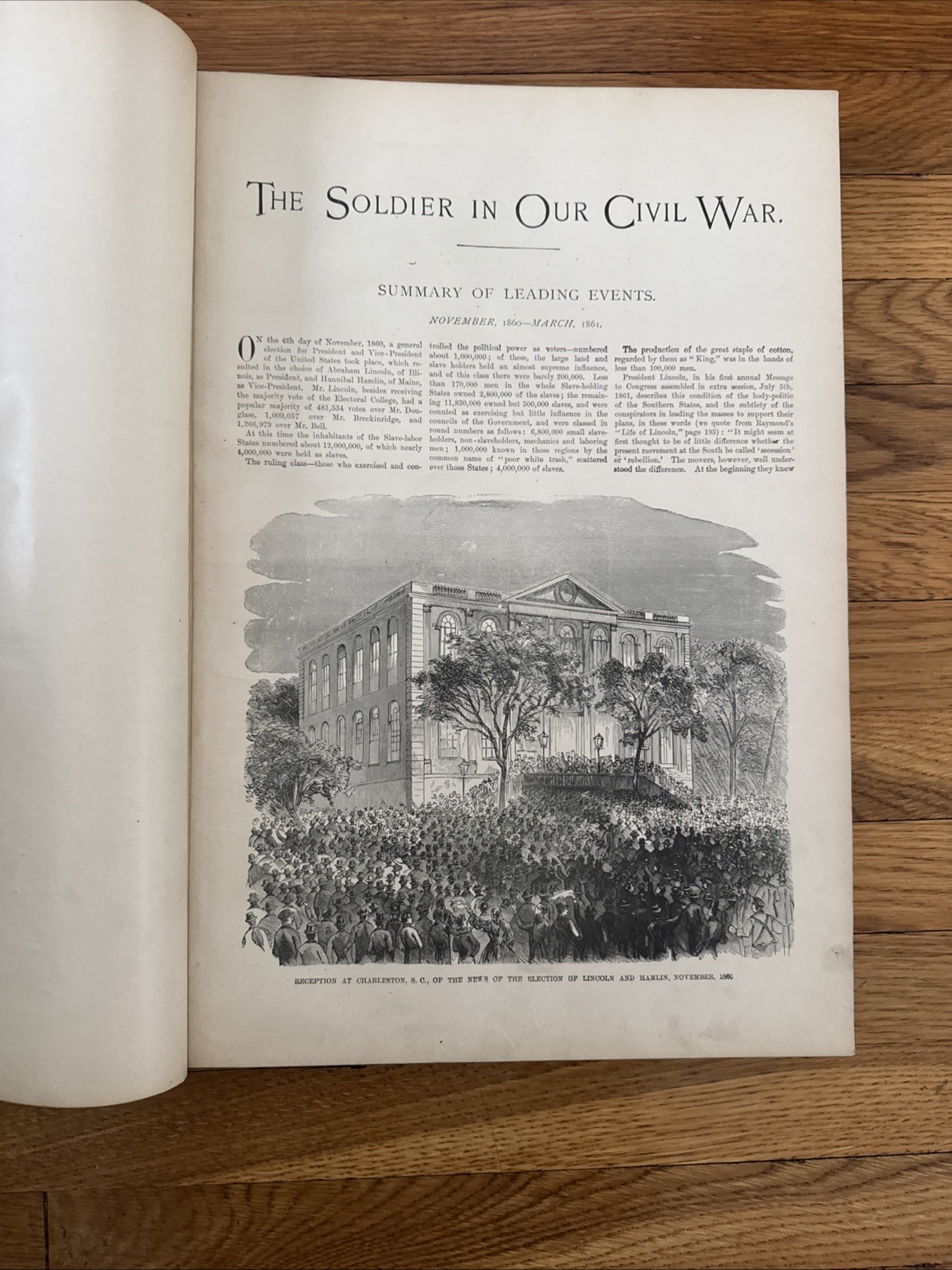 THE SOLDIER IN OUR CIVIL WAR, 2 Volume Book Set – 1890 – Antique Engravings