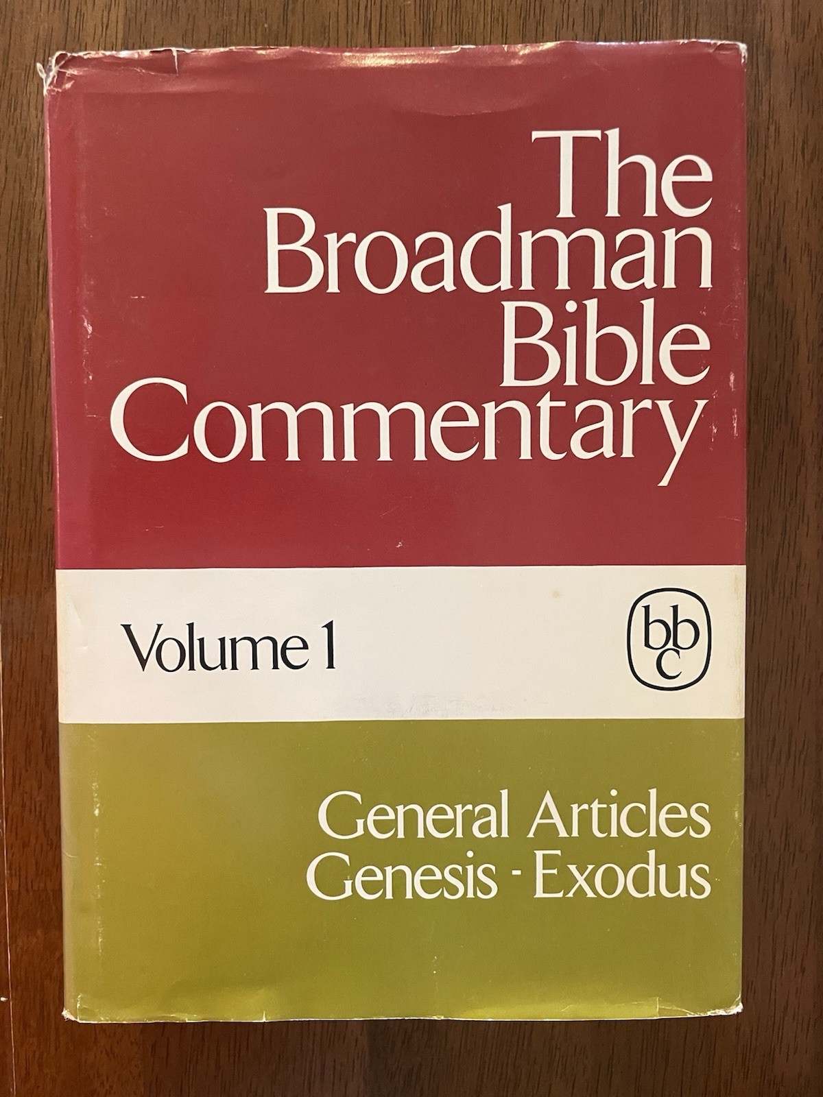 Broadman Bible Commentary Vol 1 Genesis 1969 Controversial 1st Edition Davies