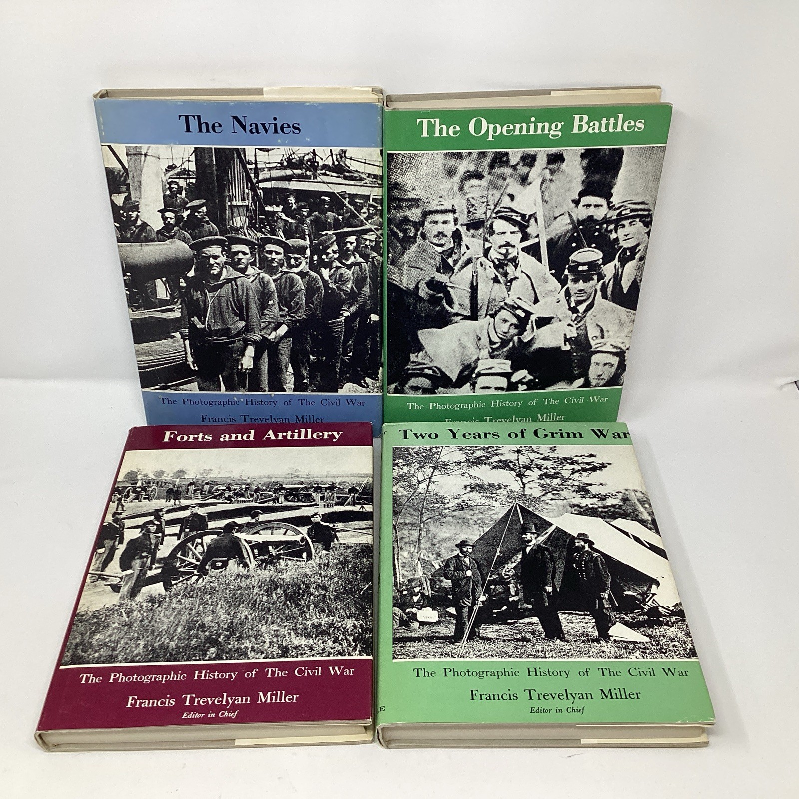 Set Of 4 Francis Trevelyan Miller Photographic History Civil War