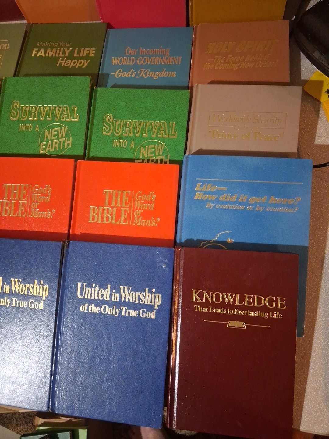 Jehovah’s Witnesses Book Lot 1960’s-1990’s Lot of 28 Small Hardcover Books