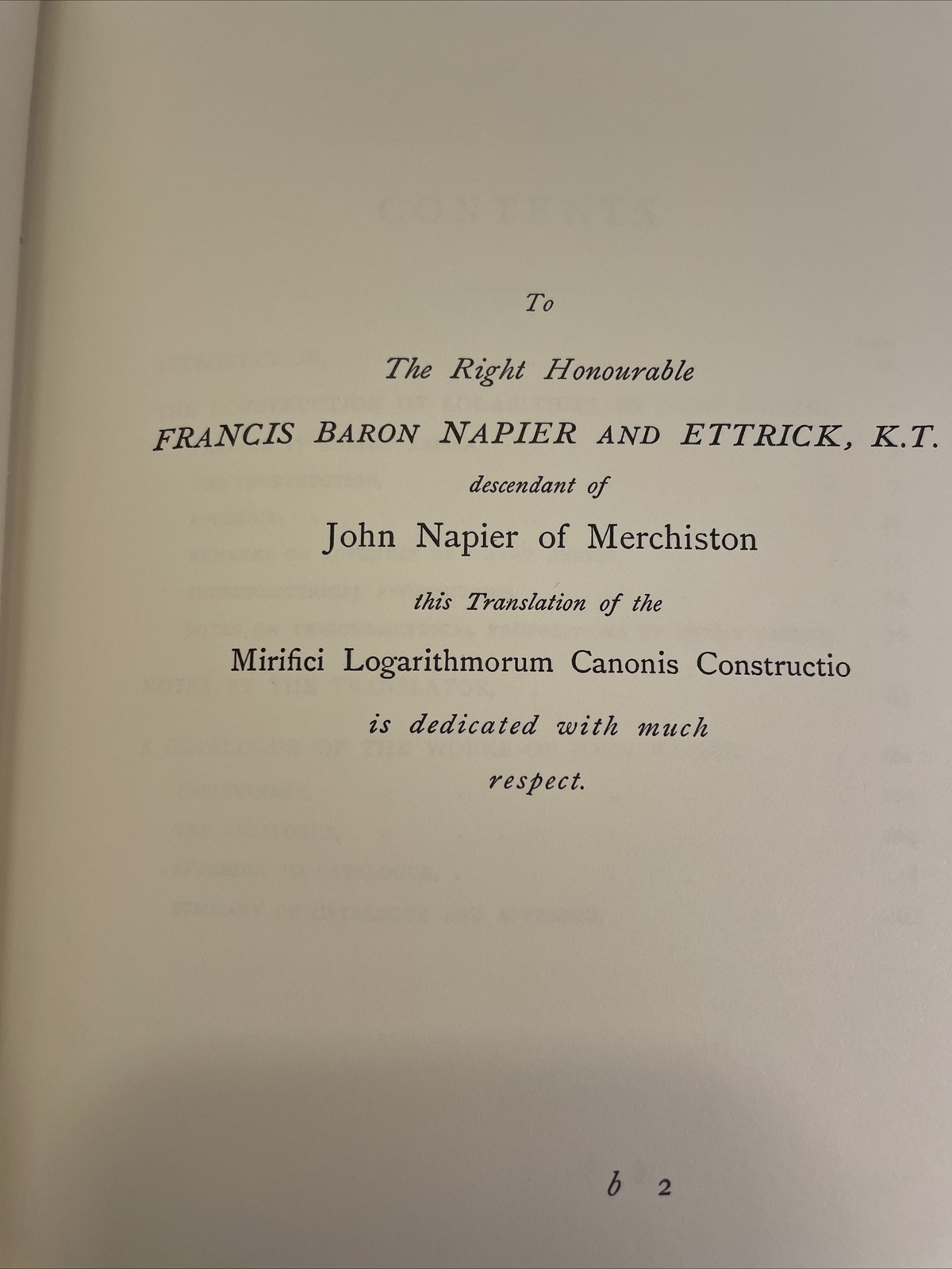John Napier LOGARITHMS The Classics of Science Library Leather Gryphon