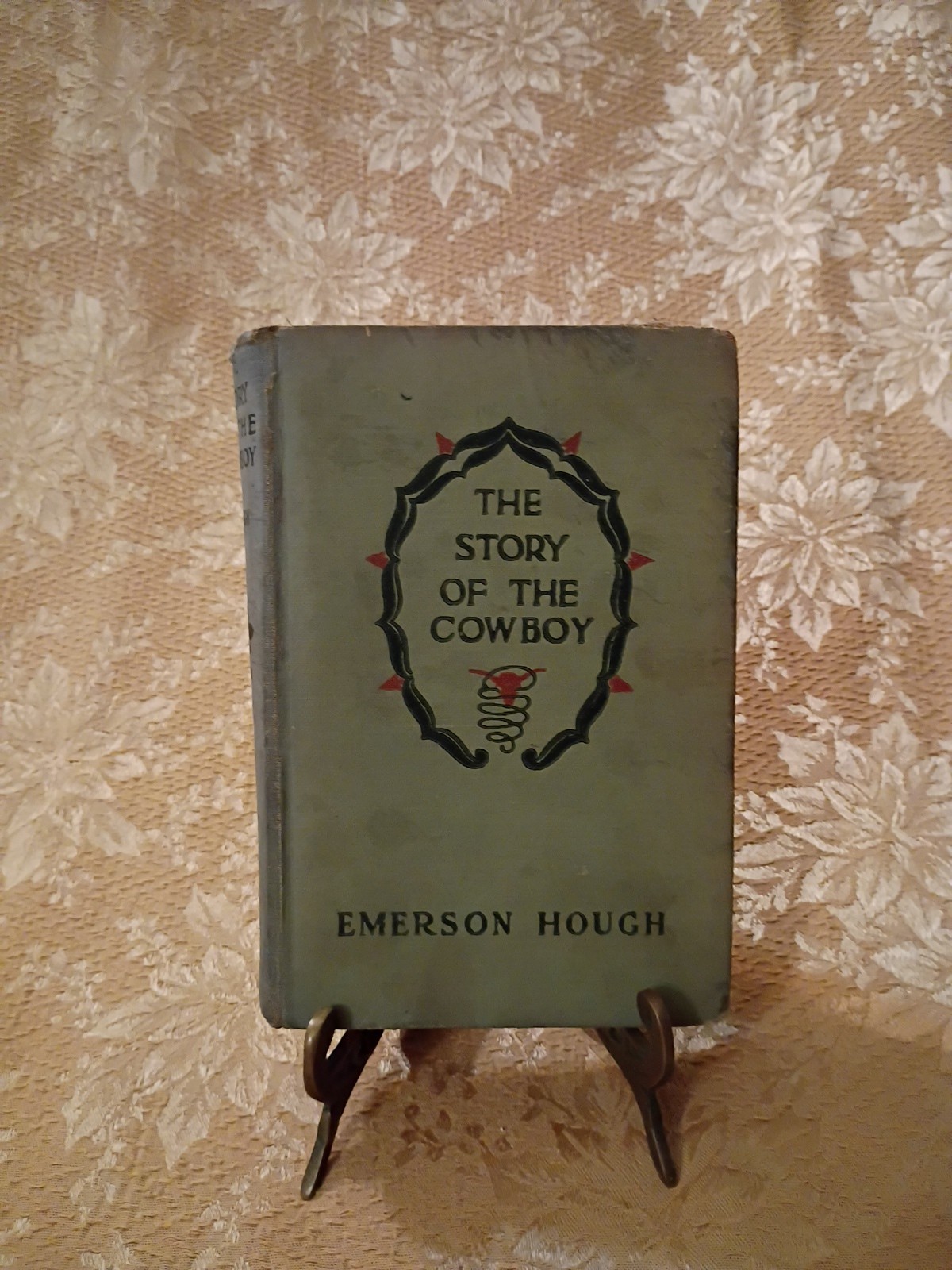 The Story of the Cowboy Emerson Hough c1897 Grosset Dunlap HC Vintage Book
