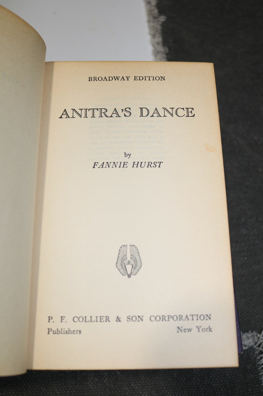 4 Vintage Books by Fannie Hurst Broadway Edition 1934