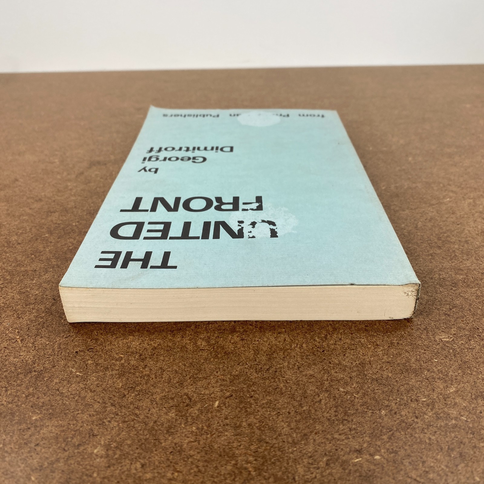 The United Front Struggle Against Fascism War Georgi Dimitroff Comintern 1975