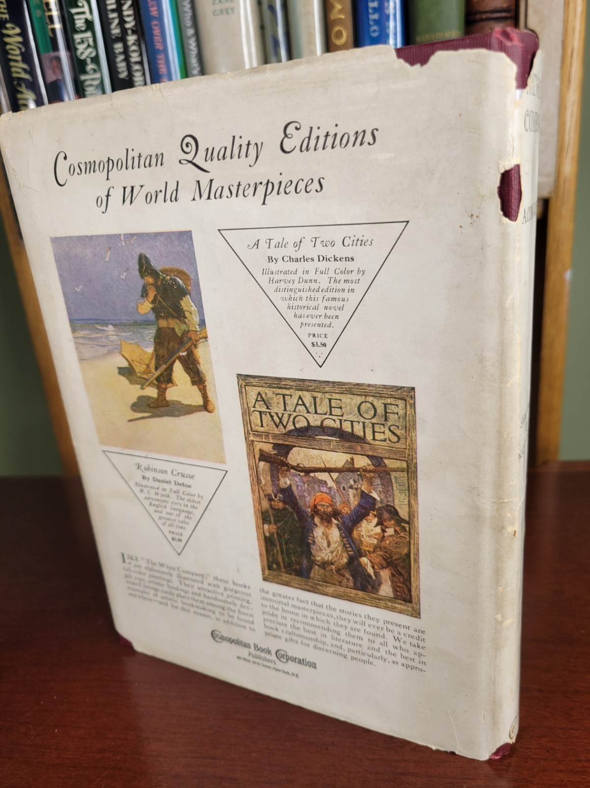 THE WHITE COMPANY by A Conan Doyle 1922, N.C. Wyeth Illustrations ~ Dust Jacket