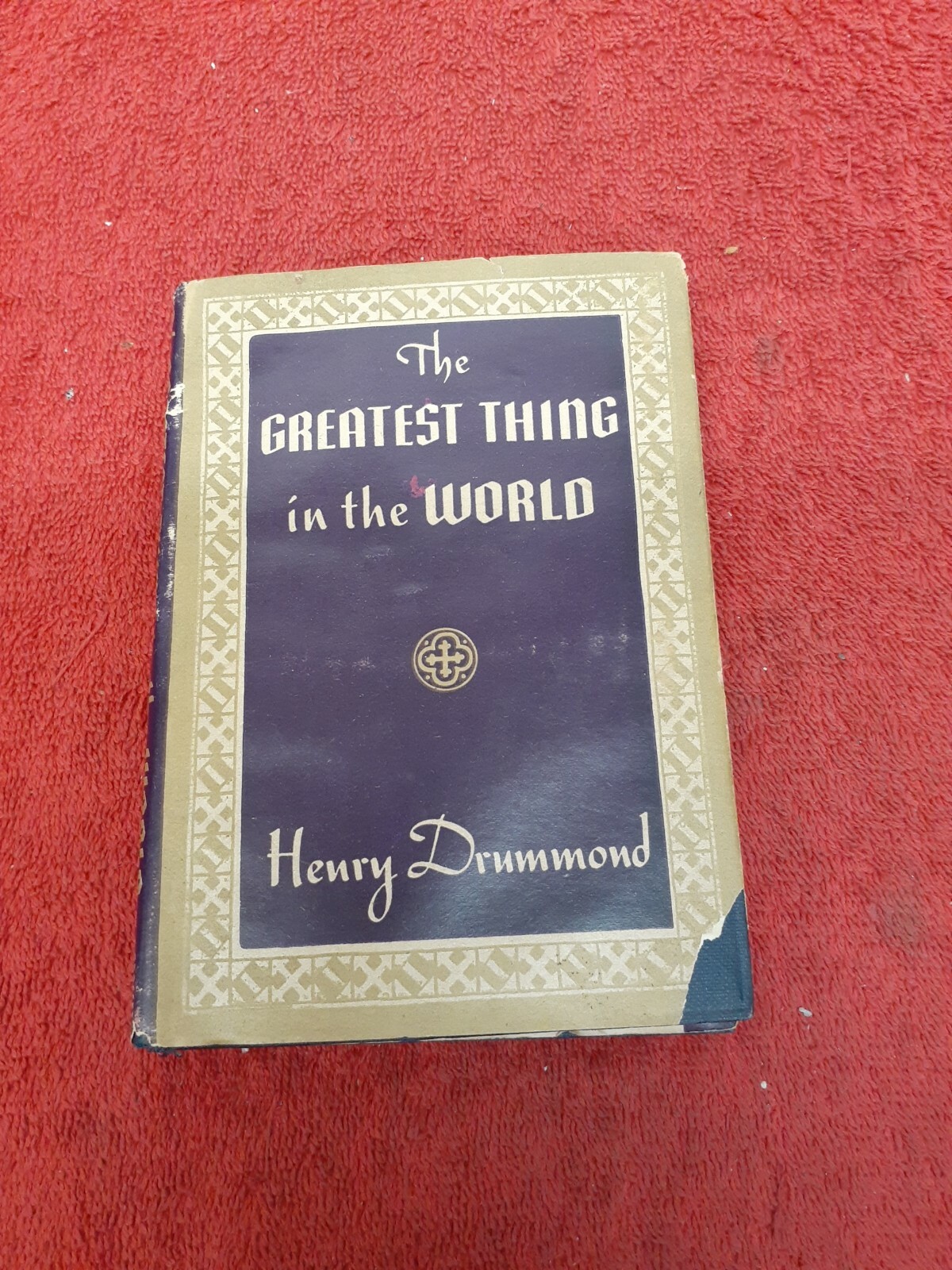 Vintage Miniature Book The Greatest Thing in the World by Henry Drummond
