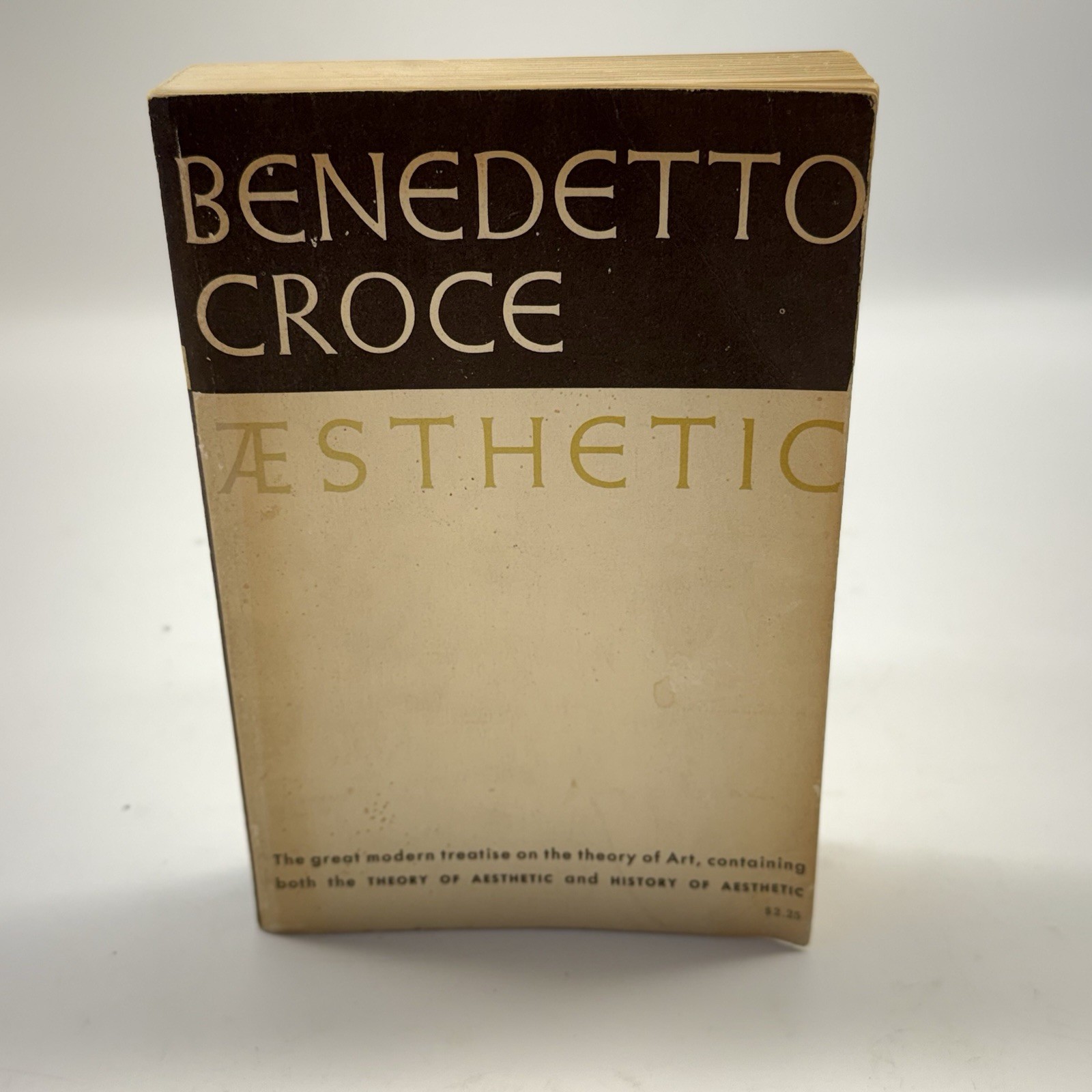 Aesthetic – Benedetto Croce (1958, Vintage Noonday Press Paperback) Art Theory