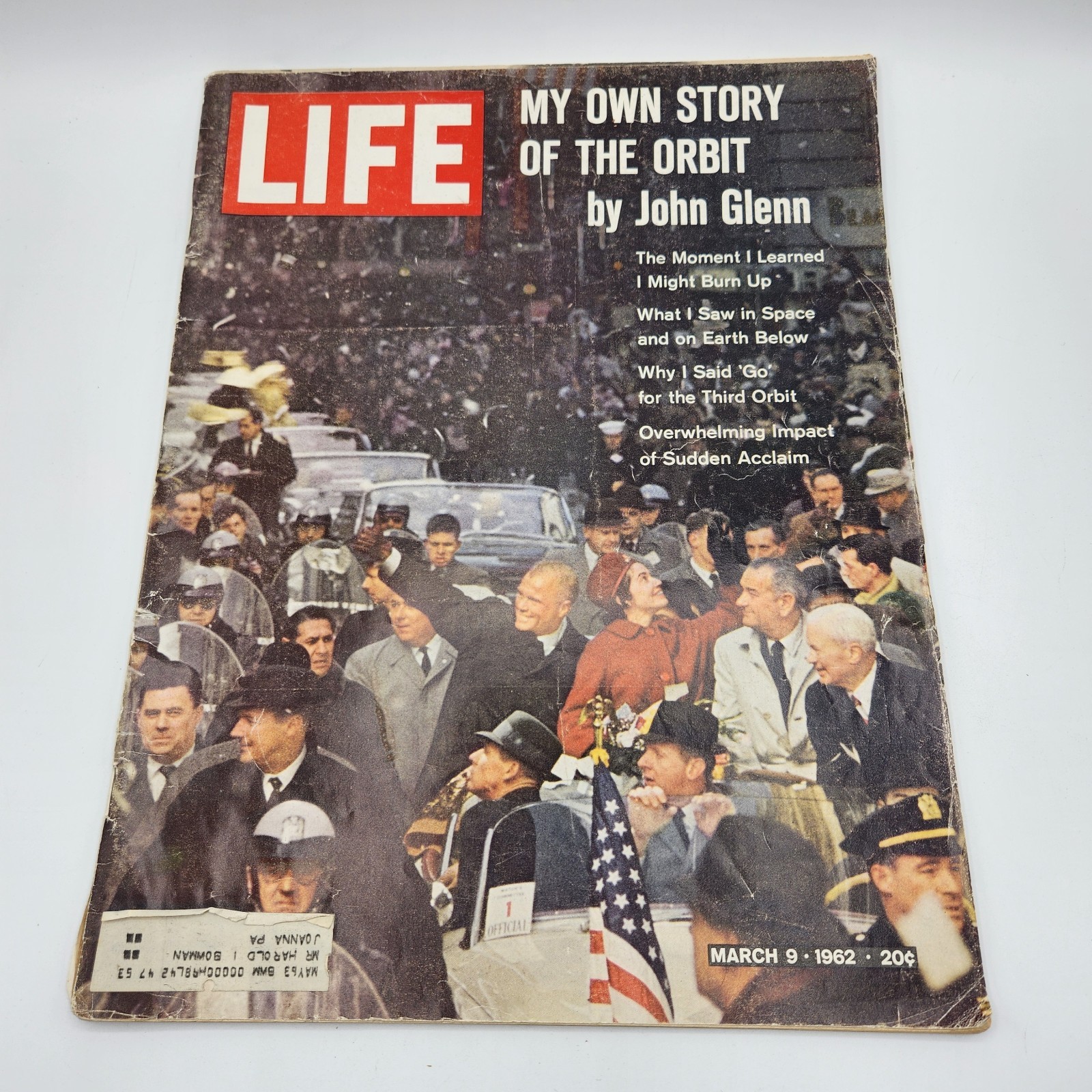 4 LIFE Magazines John Glenn 1962/65 STORY NOBODY SAW The Orbit Space Walk Brave