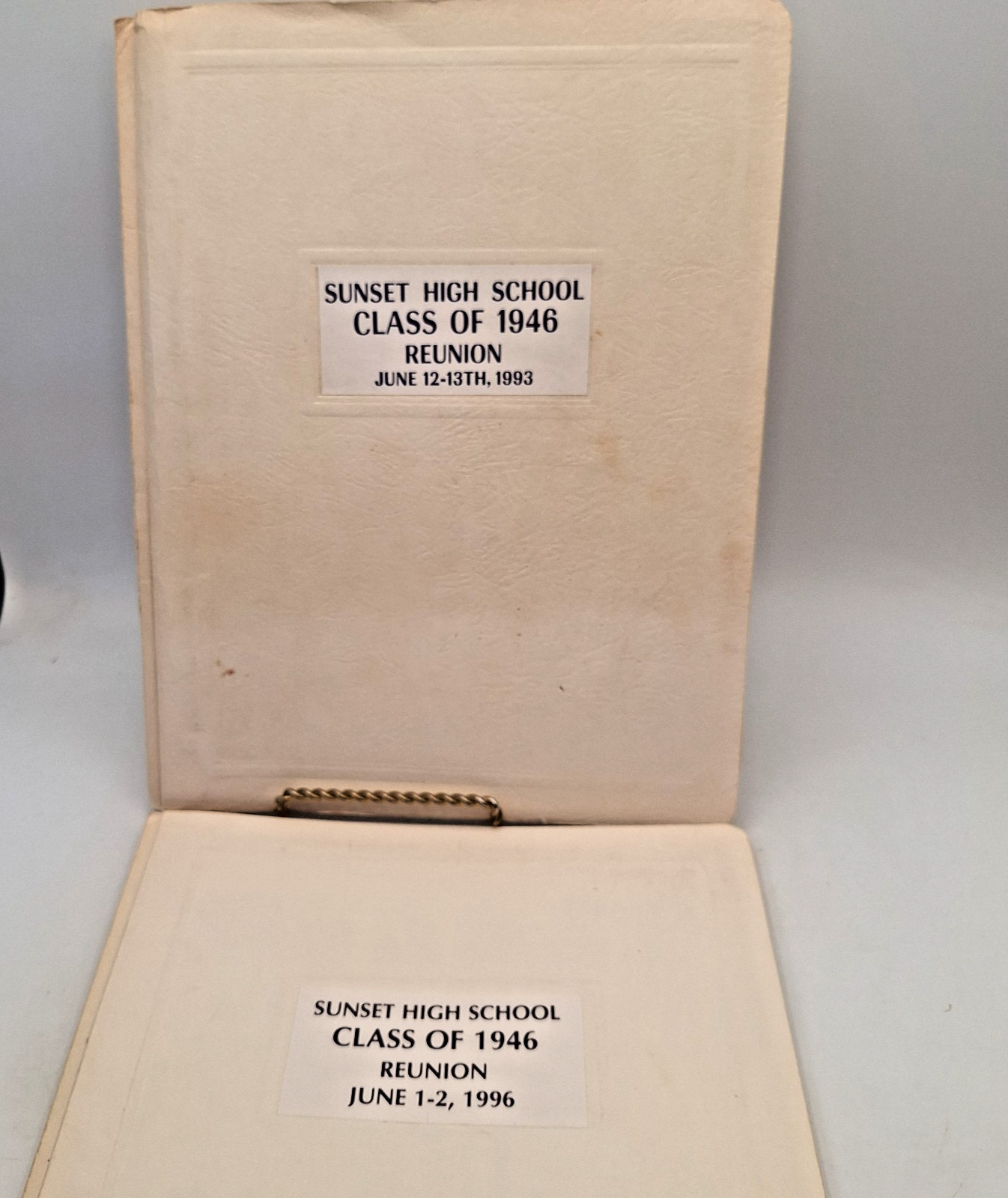 Sunset High School Dallas Class of 1946 – 1993 & 1996 Reunion Booklets