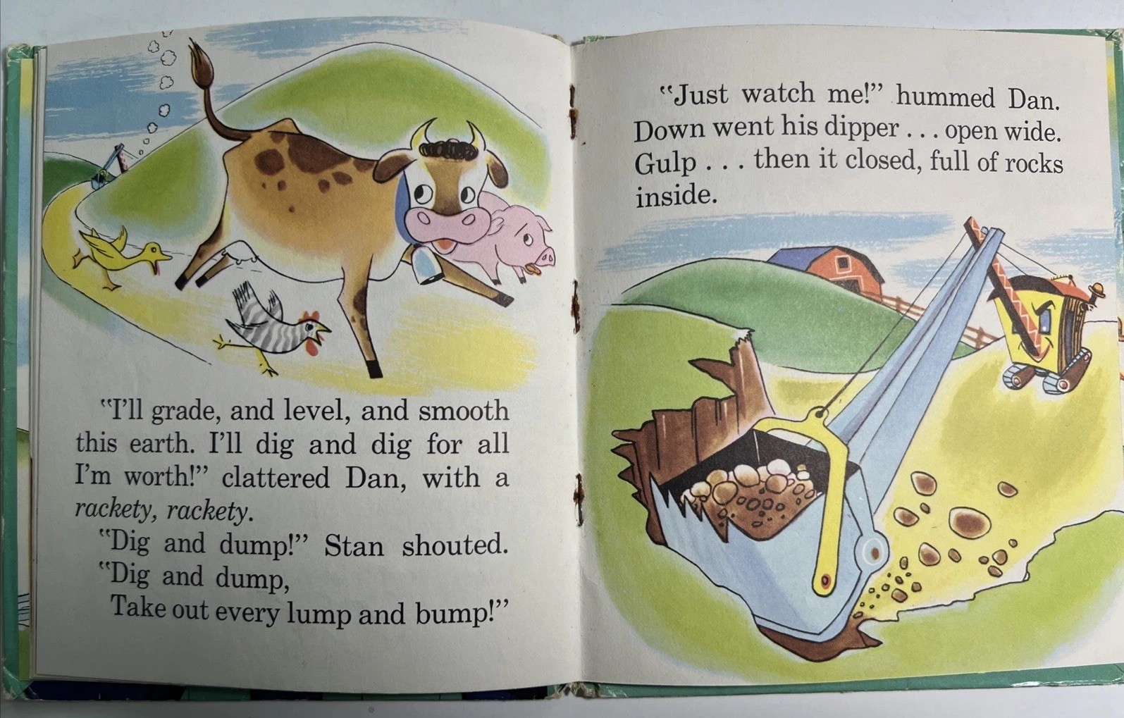 Vintage Digger Dan 1953 Whitman Tell-a-Tale Book #2615:15