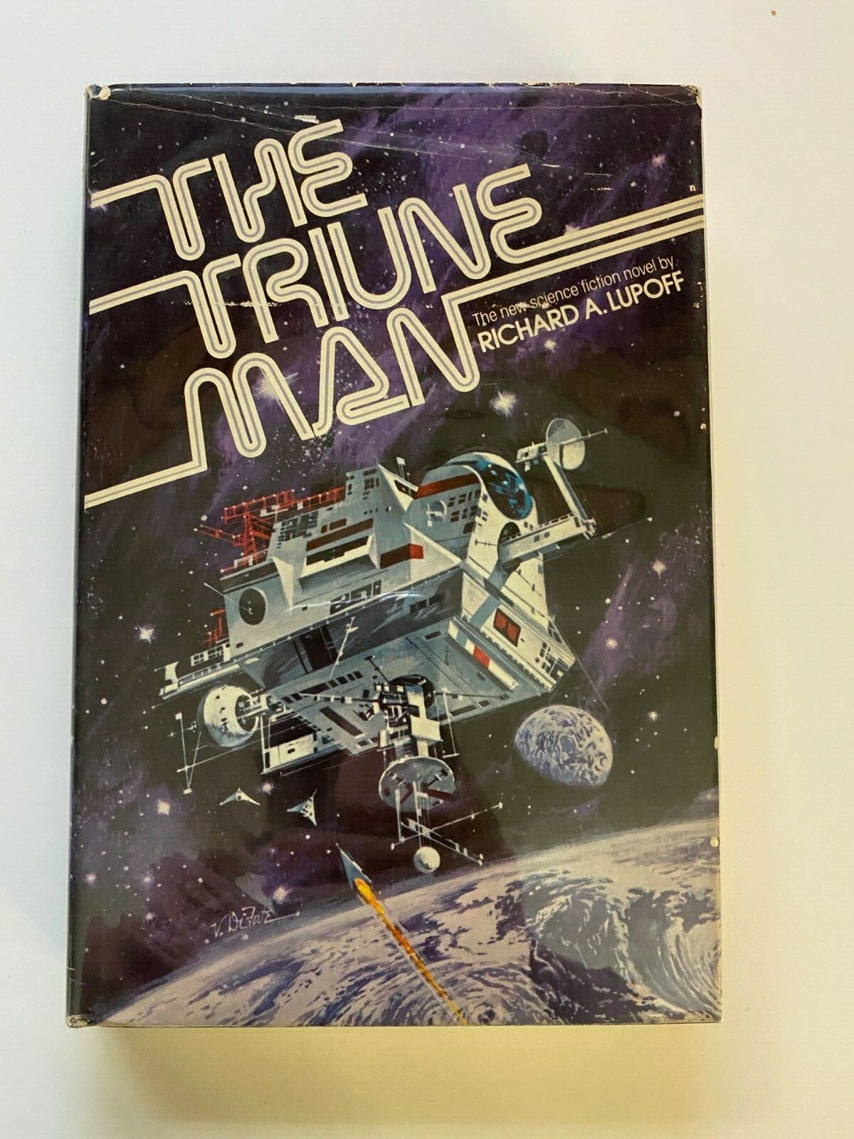 #signed Richard A Lupoff | Triune Man | signed | 1st/1st HB w/DJ