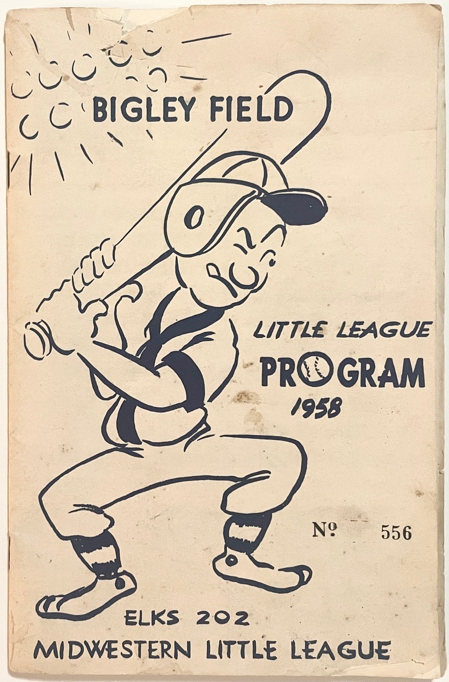 Bigley Field – Charleston, WV Little League Baseball Program Book 1958