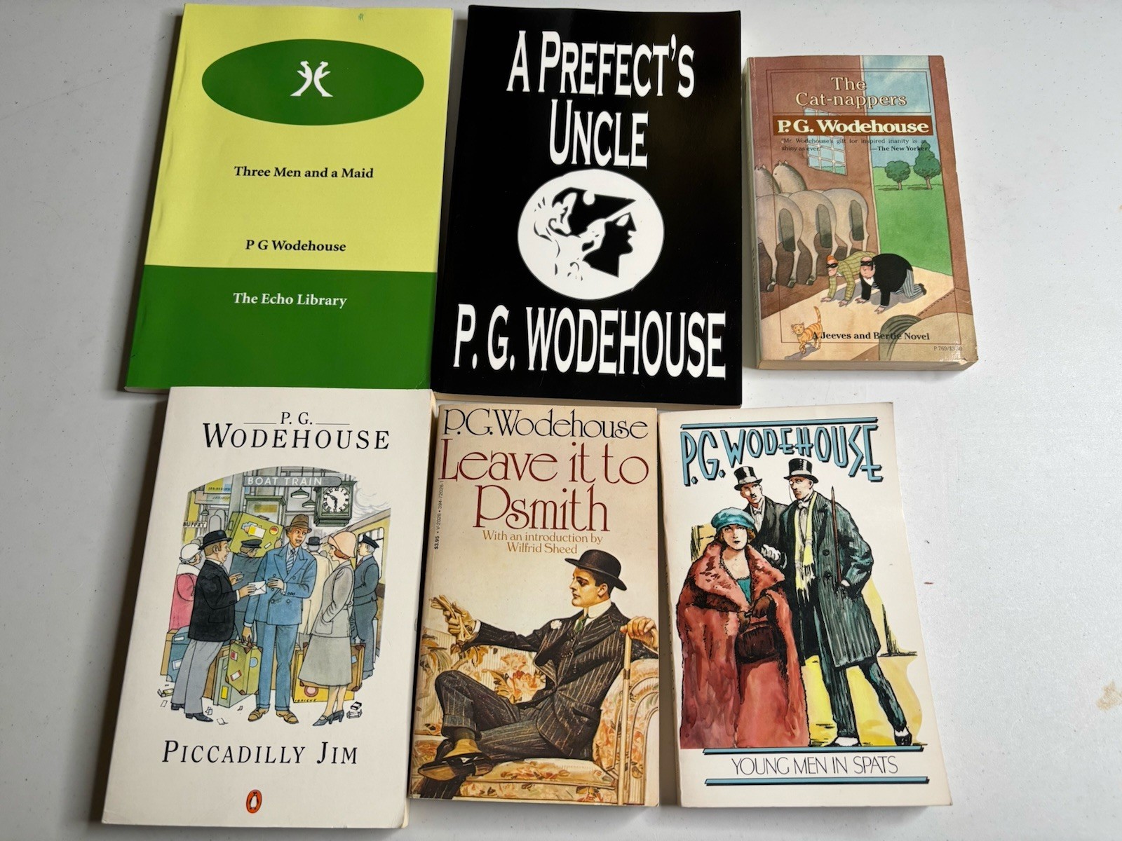 P.G. Wodehouse Paperback Books UK Penguin Edition Vintage LOT x 6 Jeeves Wooster