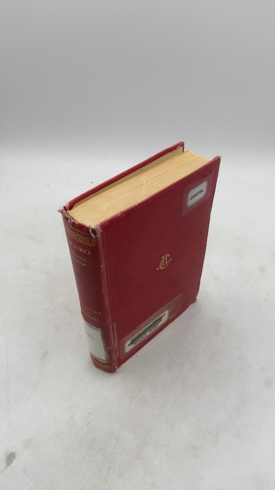 Cicero: Brutus, Orator G. L. Hendrickson, H. M. Hubbell Hardcover 1952