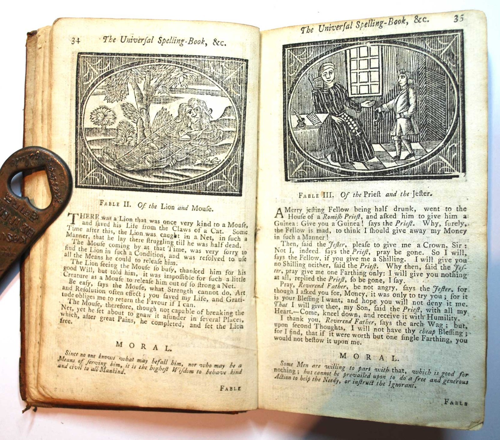 Universal Spelling Book, Daniel Fenning, 15th Edition, London 1771