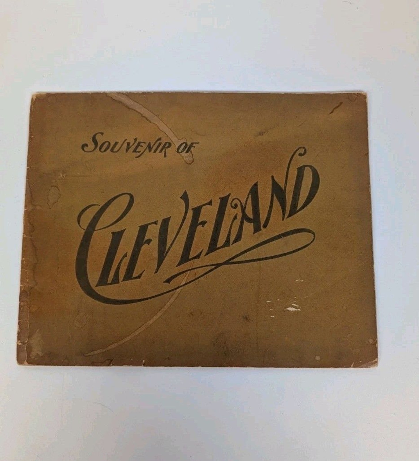 1903 Souvenir of Cleveland Ohio Photo Booklet F.M. Kirby Antique City Views