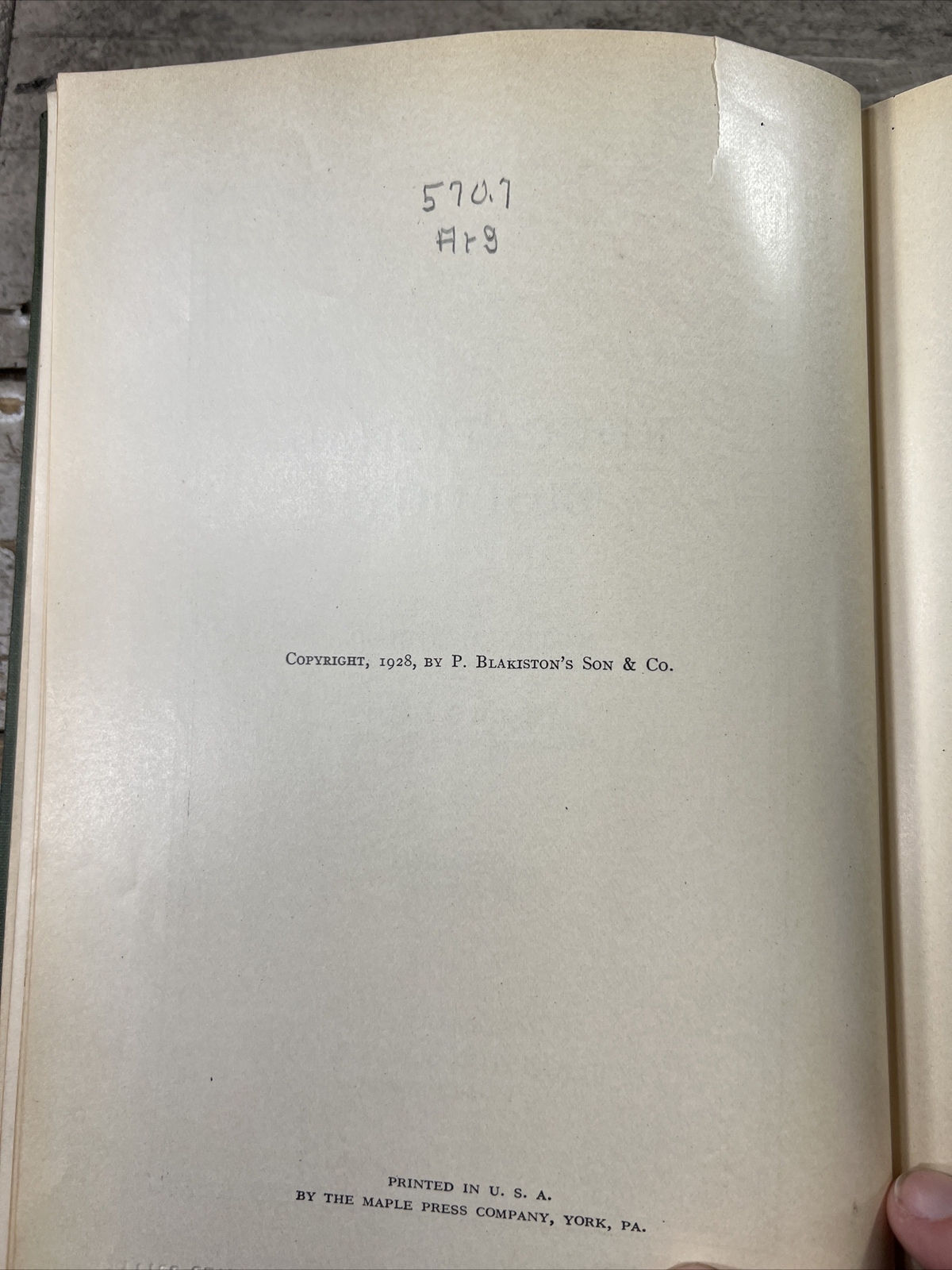 1928 Antique Science Textbook „Educational Biology“ Illustrated