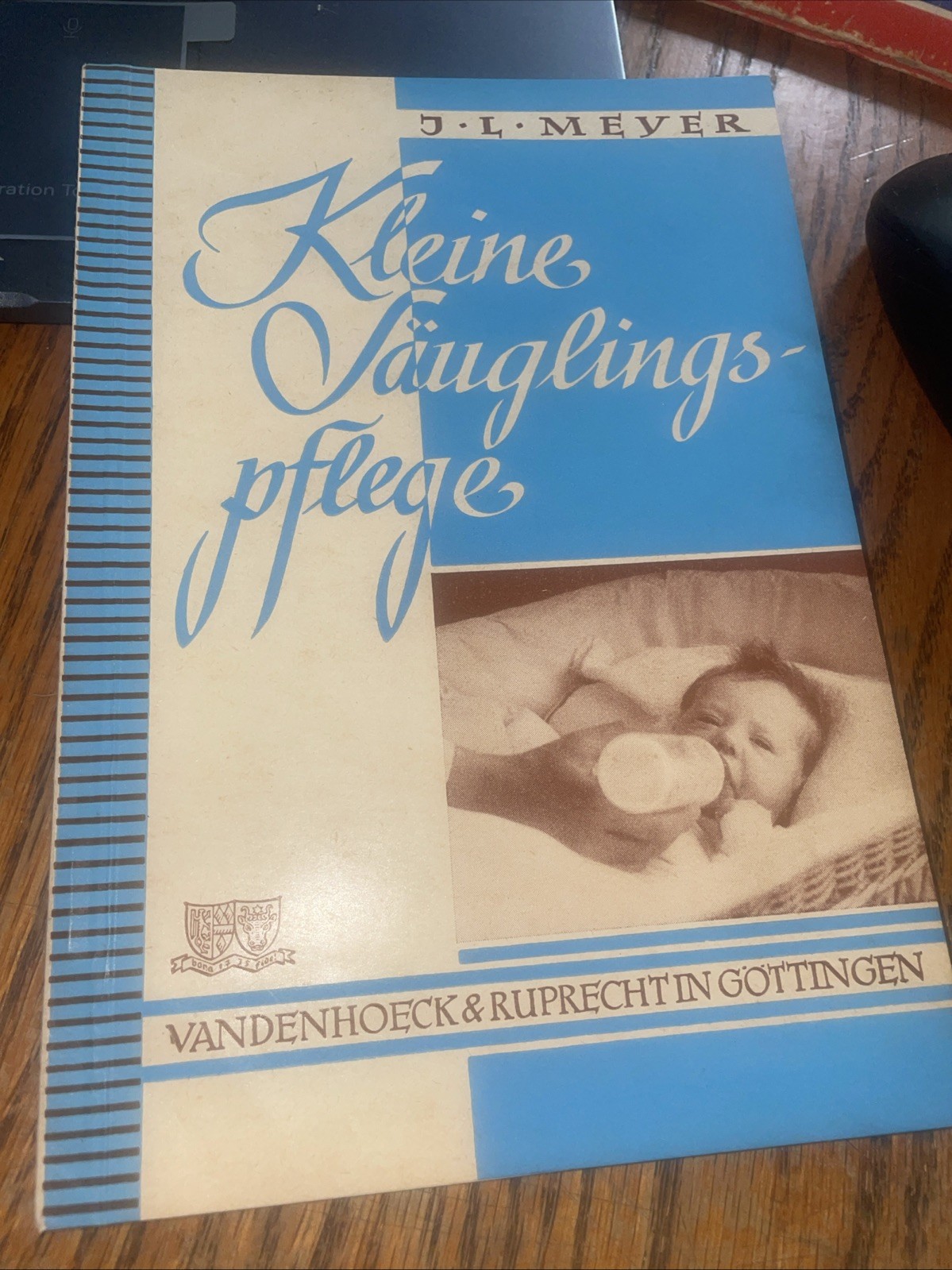 German Reader For Beginners Paul Valentine Bacon -School Book Rare Antique 1915