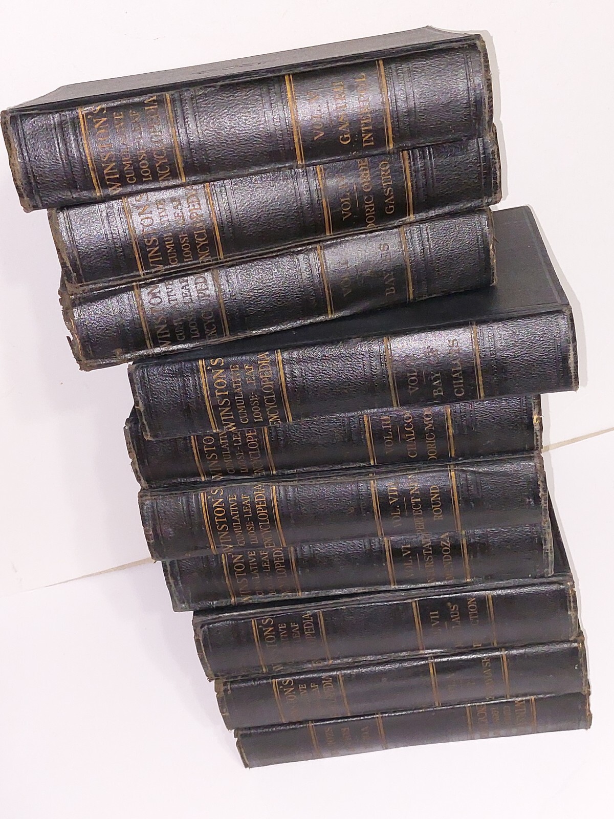 Antique Winstons Cumulative Loose-leaf Encyclopedia A Comprehensive Reference…