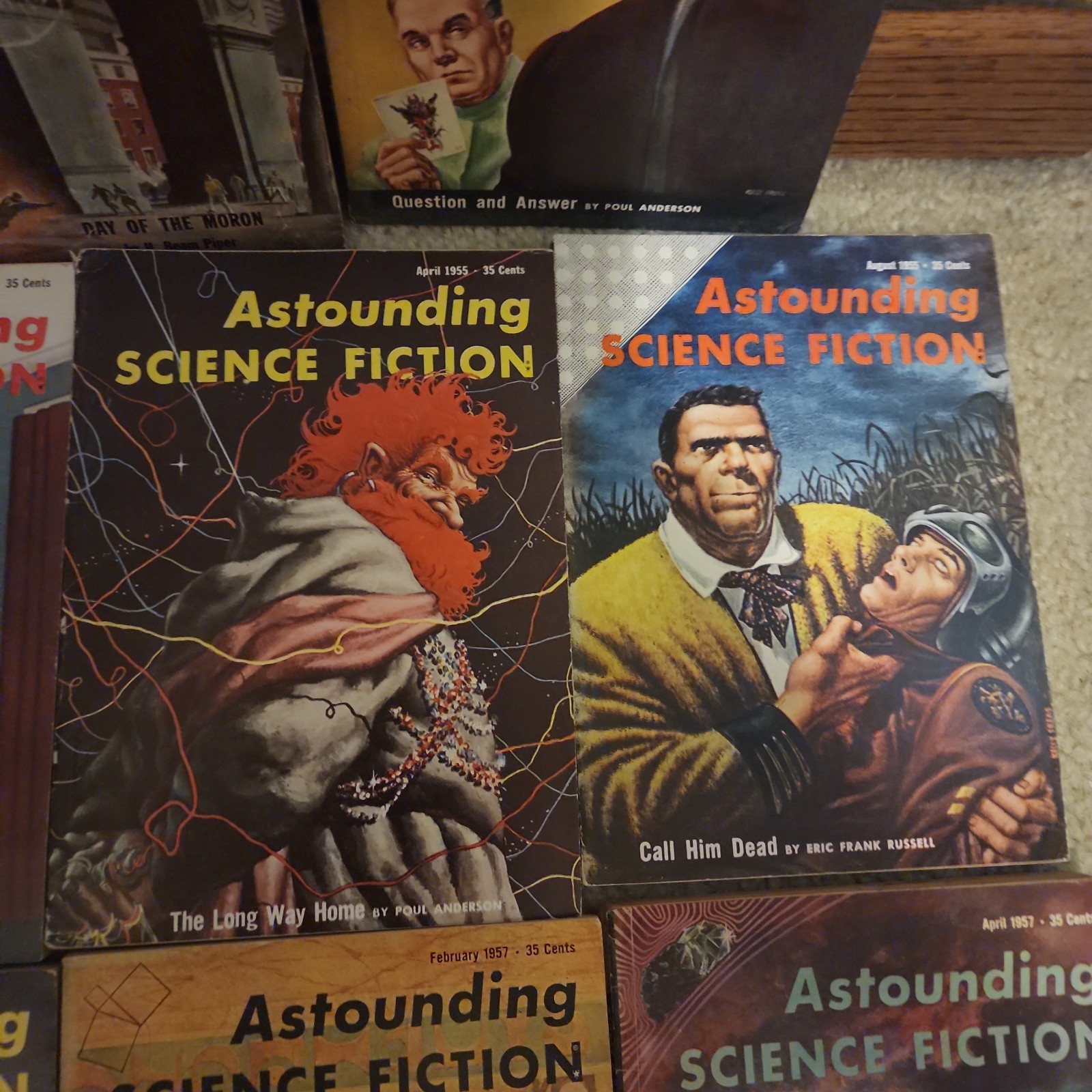 Lot of 22 1950s Astounding Science Fiction Pulp Magazines 1949-1958
