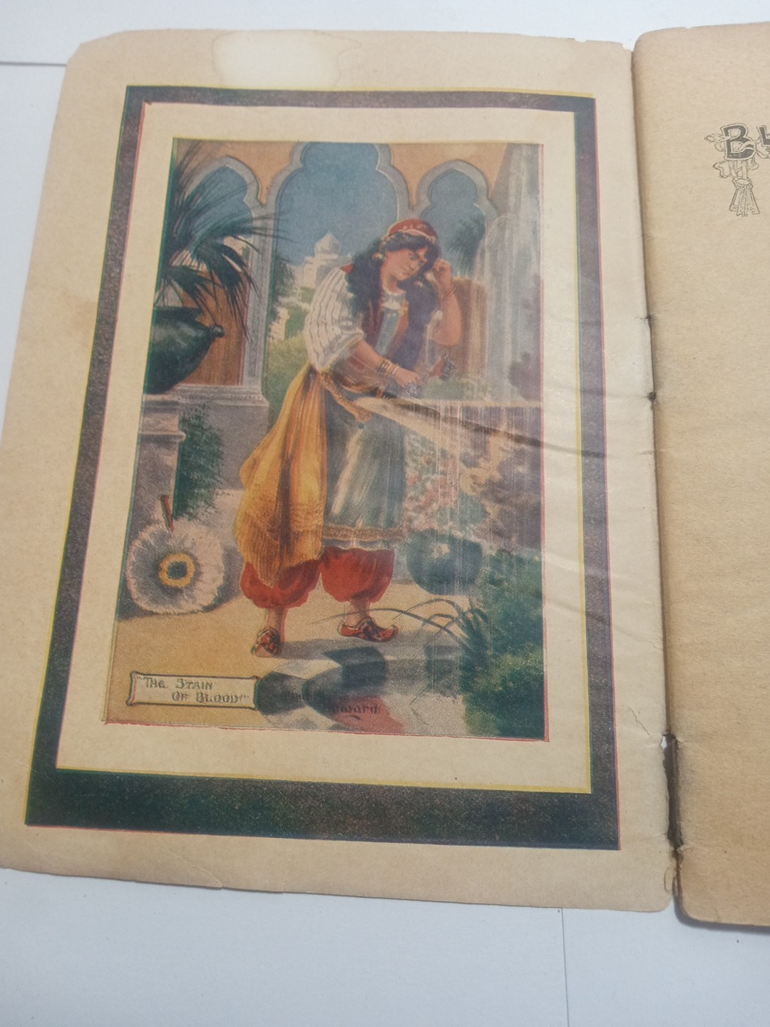 Early 19th Century Children’s Story Book Story Of Bluebeard