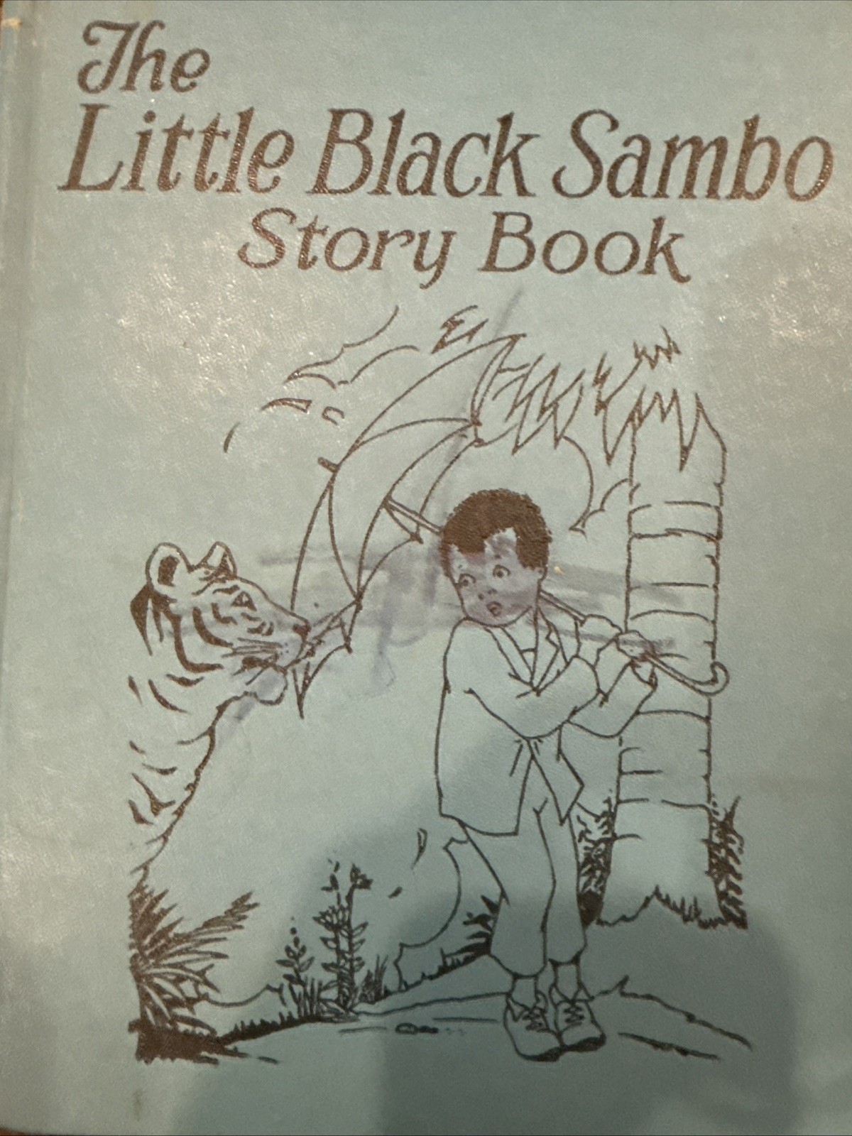 LITTLE BLACK SAMBO STORY BOOK and 5 Other Sambo Stories Color Illustrated 1935
