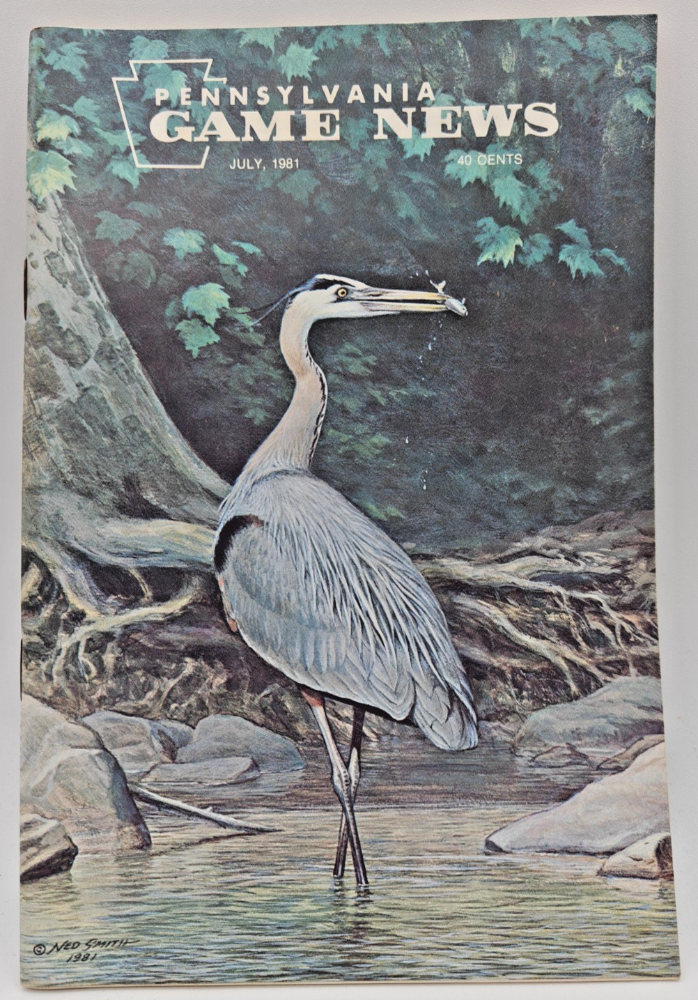 Vintage 1981 Pennsylvania Game News Magazine Harrisburg PA July 1981