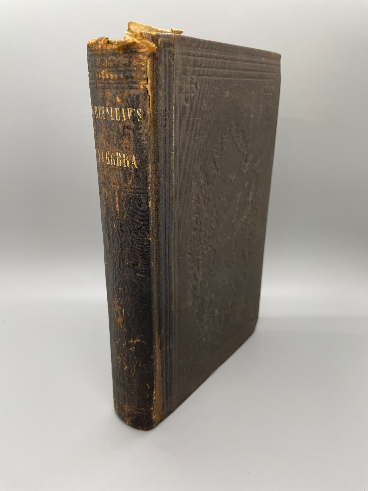 Practical Treatise on Algebra by Benjamin Greenleaf 1857 Antique Math Book