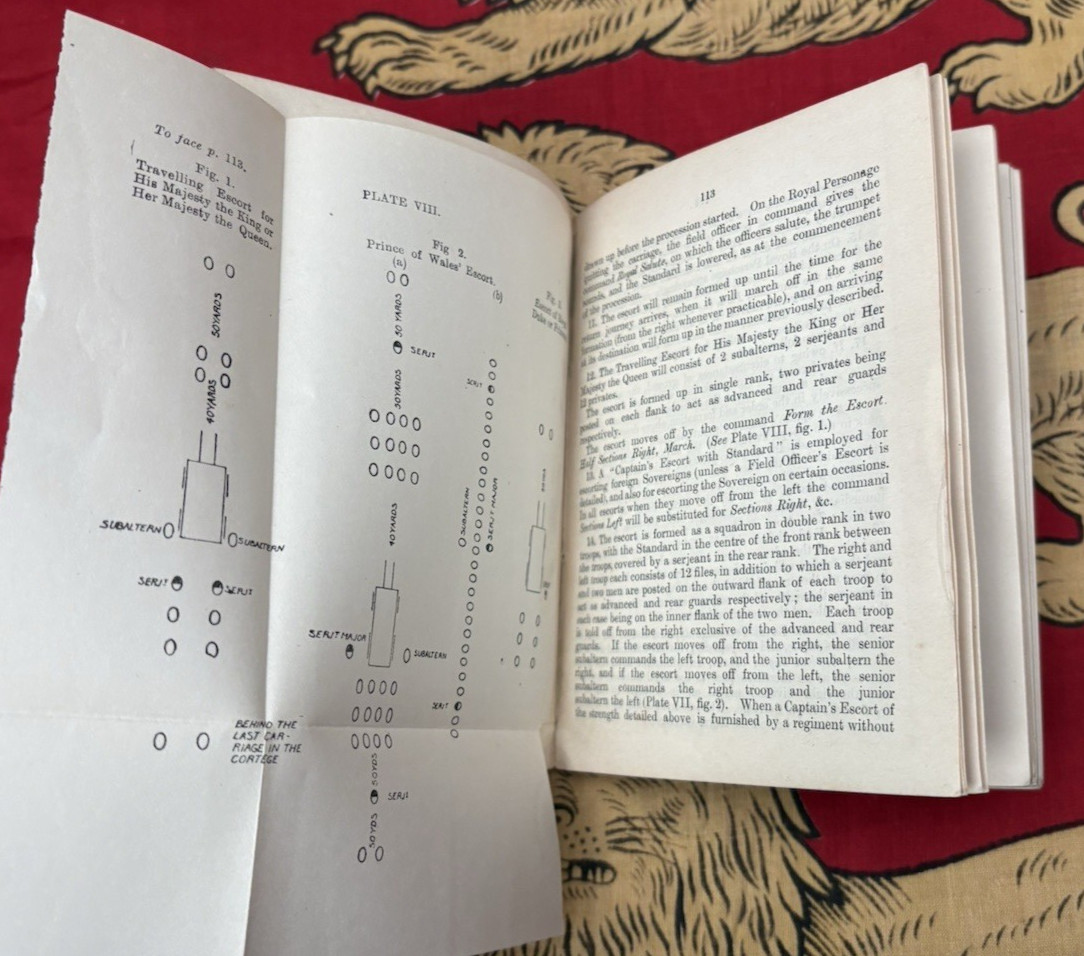 Ceremonial Army Regiment Instructions 1912 HMSO, 3rd Highland Greenock Howitzers