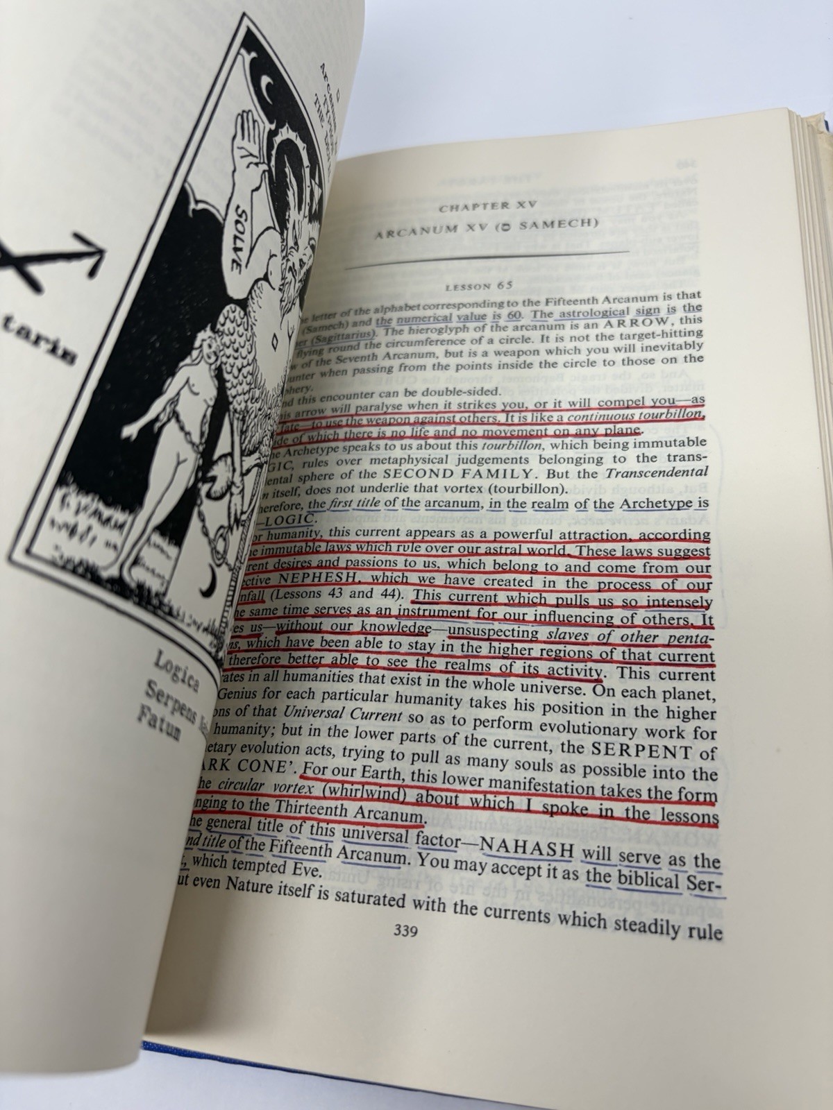 THE TAROT Mouni Sadhu 1968 Hardcover Book Hermetic Occult Philosophy Acceptable