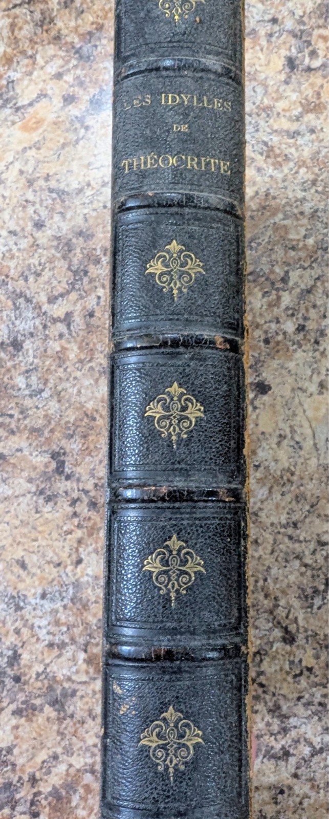 Les Idylles de Théocrite, traduites en vers français.-Relié, 1833 RARE Antique
