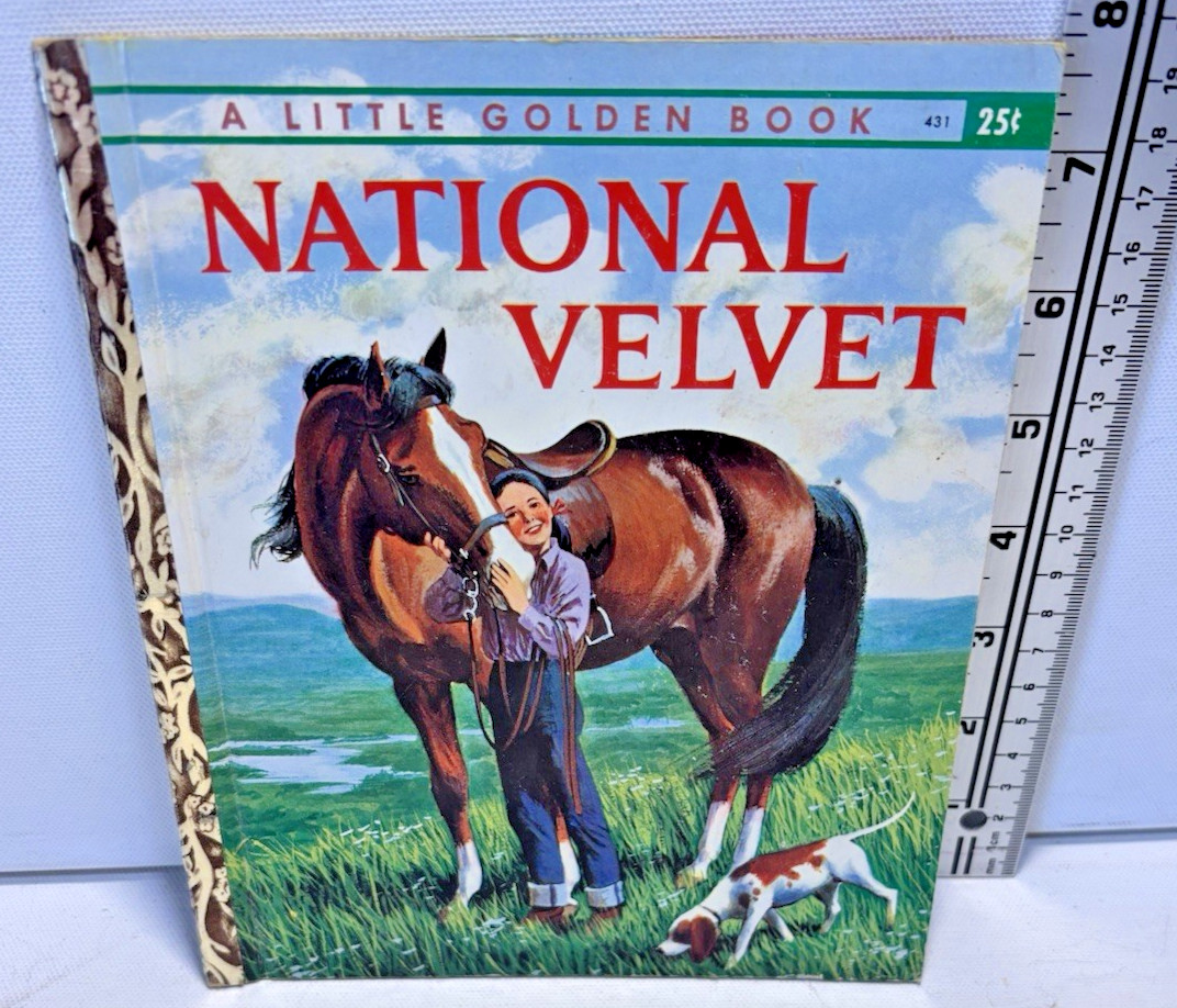 Vintage 1961- National Velvet by Kathryn Hitte (A Little Golden Book)