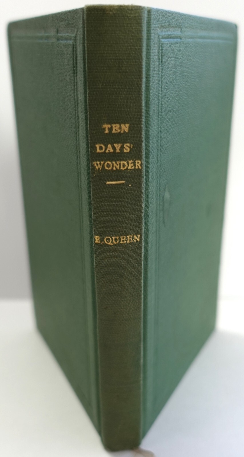 Ten Days’ Wonder by Ellery Queen Mystery Hardback Pocket Book 3rd Printing 1957