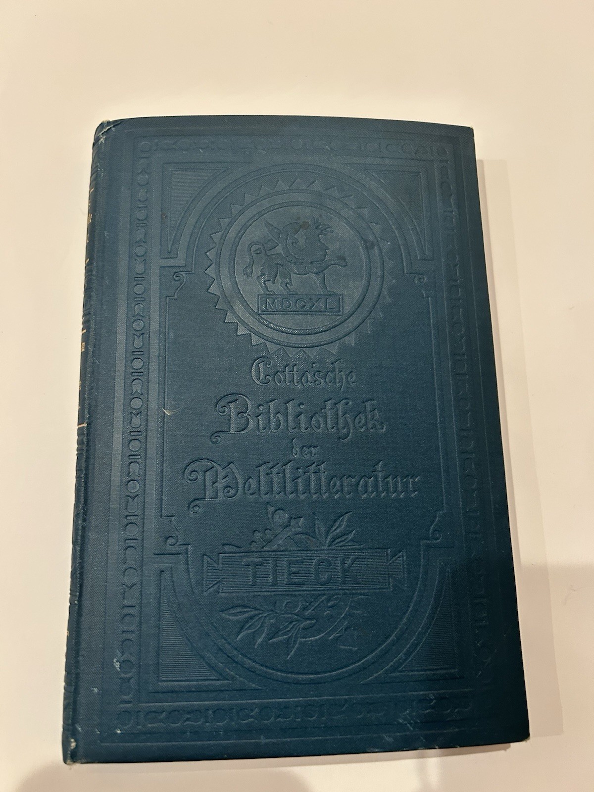 Antiquarian “Ludwig Tiecks Ausgewahlte Werke” 1908 German Language