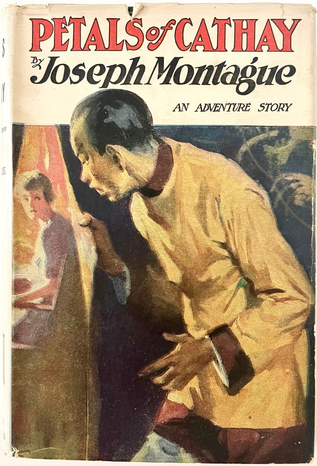 rare Petals of Cathay by Joseph Montague Chelsea House mystery 1927 hc/dj
