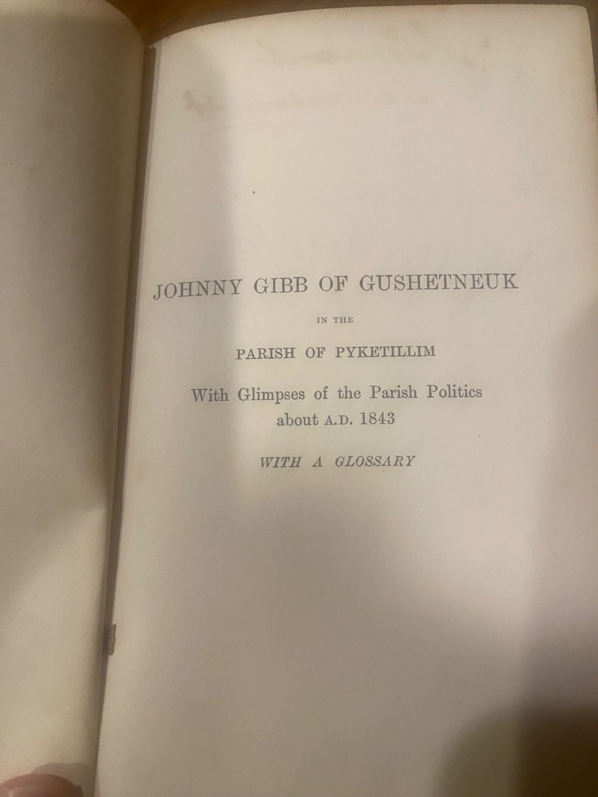 Johnny Gibbs of Gushetneuck by William Alexander 1892 signed by J. Stewart Mains