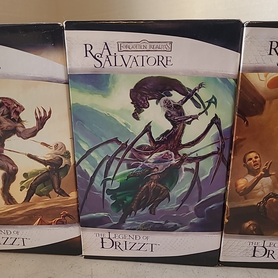 Legends of Drizzt 1 2 4-7 8-13 Salvatore Forgotten Realms Crystal Sojourn Silver