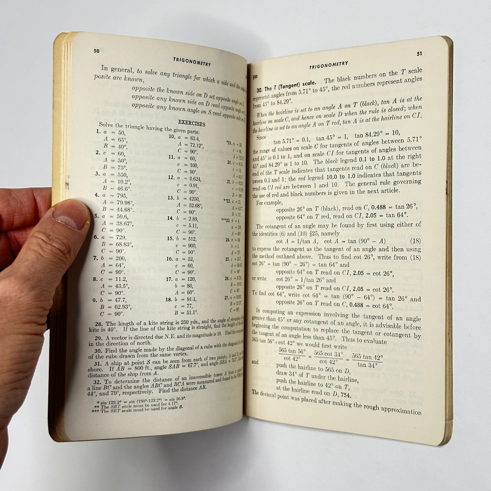 1955 „Slide Rule Manual: Log Log Duplex Decitrig“ (Keuffel & Esser Paperback)