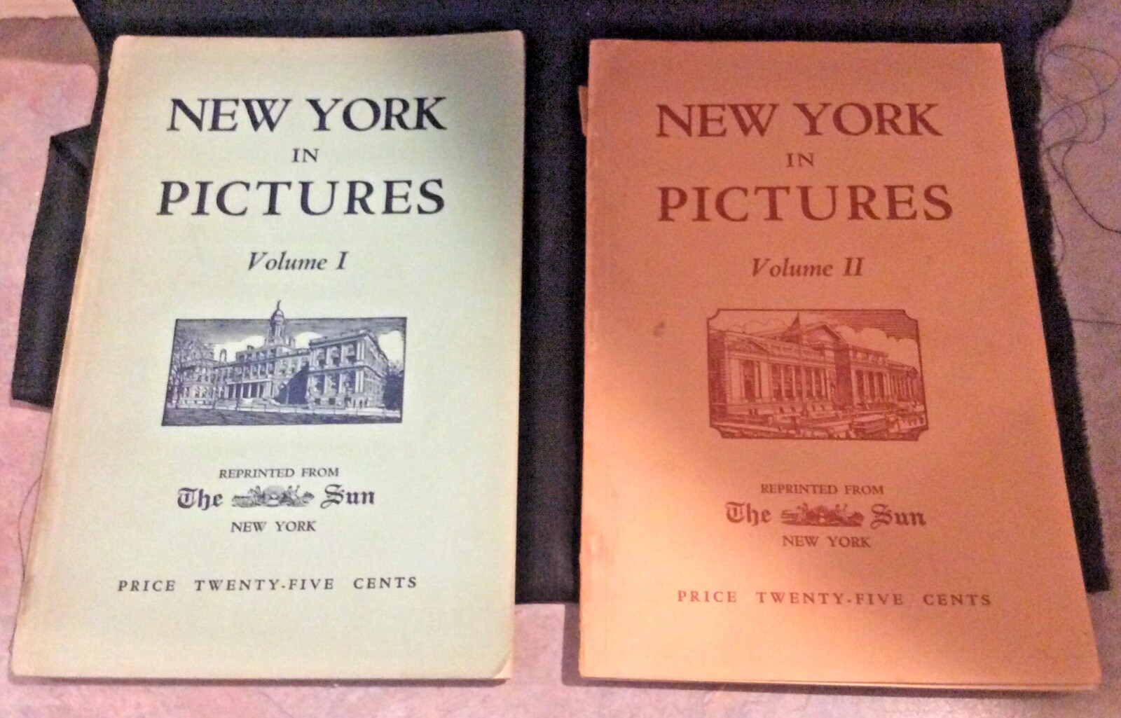 New York in Pictures Volume I & II – Reprinted From the New York Sun 1928