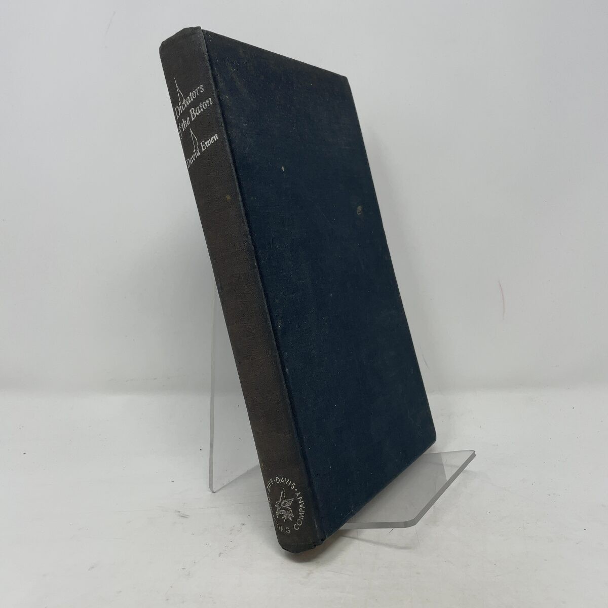 Dictators of the Baton by David Ewen HC First Edition Very Good 1943