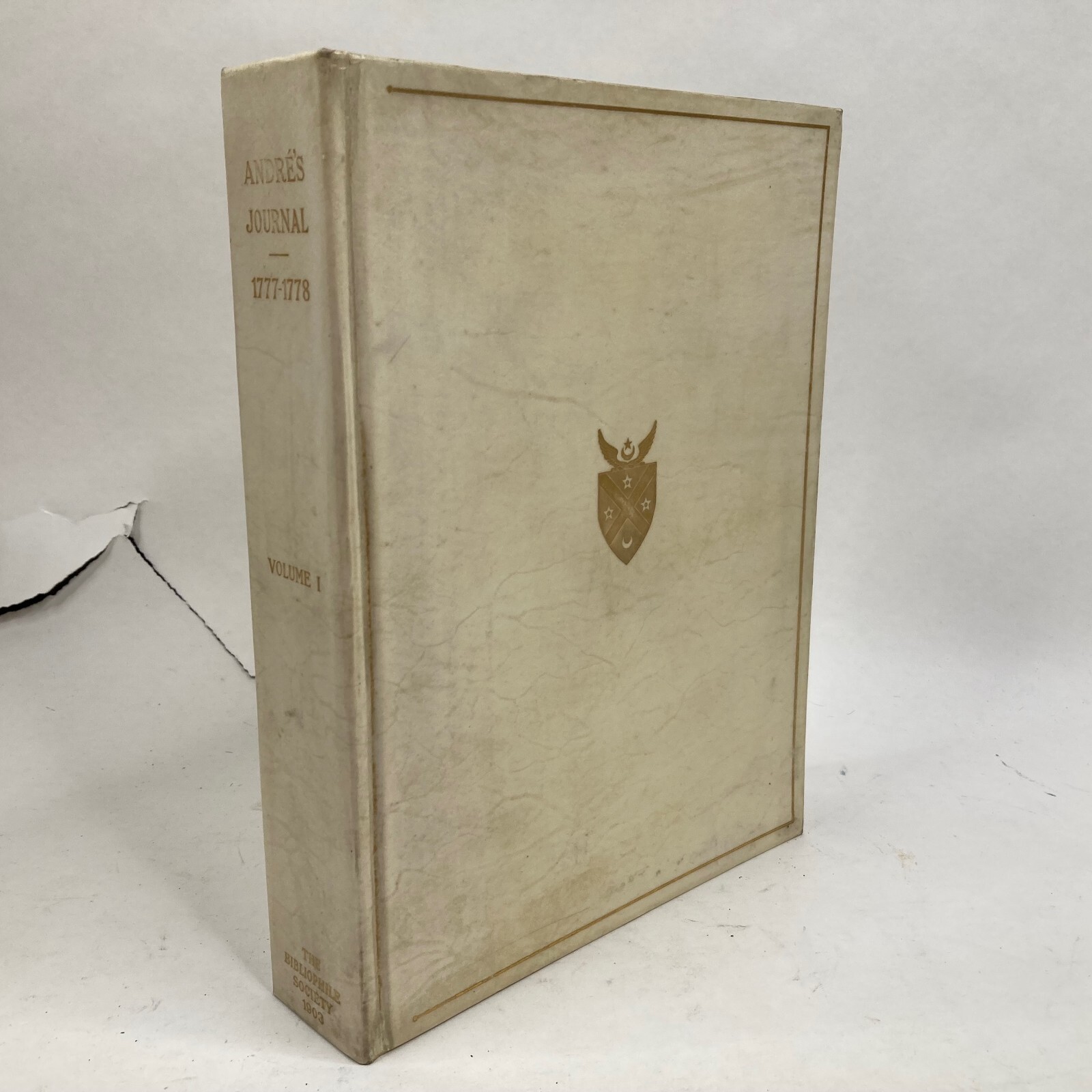 Henry Cabot Lodge Major John Andre’s Journal Bibliophile Society 1903 1 Vol Only