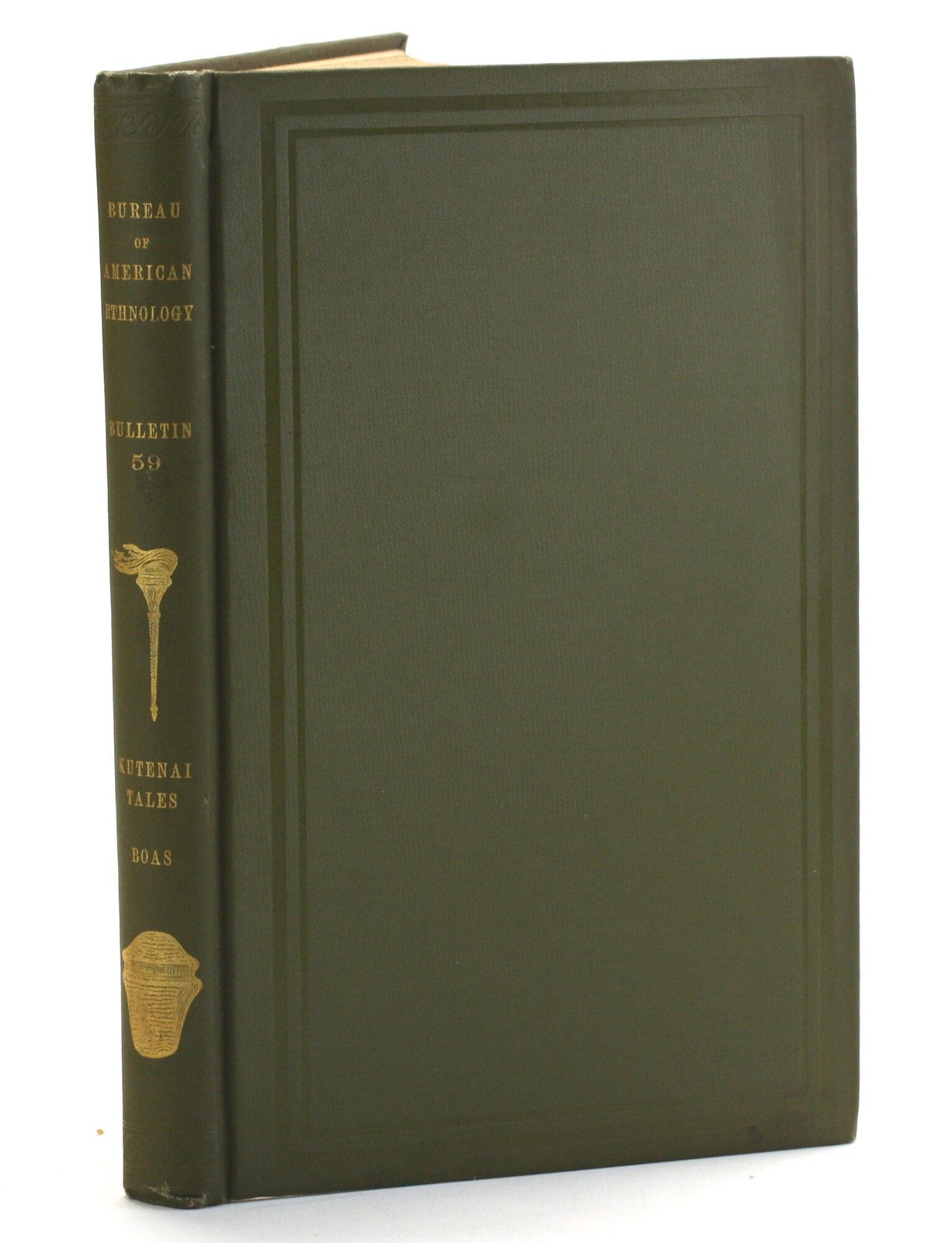 Franz Boas / KUTENAI TALES Smithsonian Institution Bureau of American 1st 1918