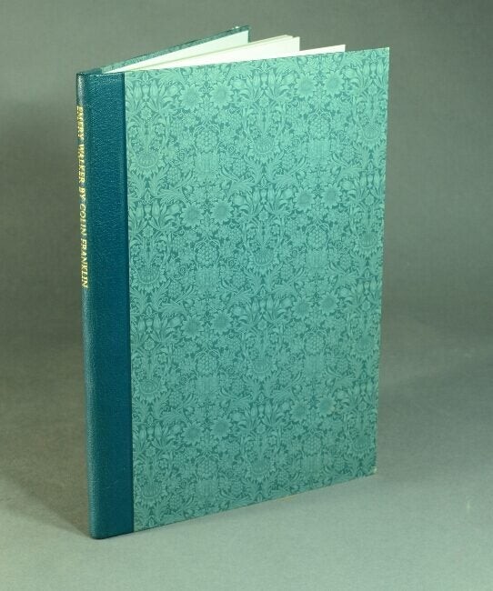 Colin Franklin / Emery Walker some light on his theories of printing and on his